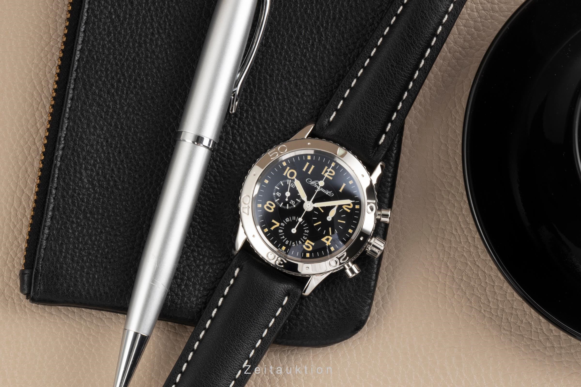 Breguet Type XX chronograph steel automatic Kal. 582 Ref. 3800/92