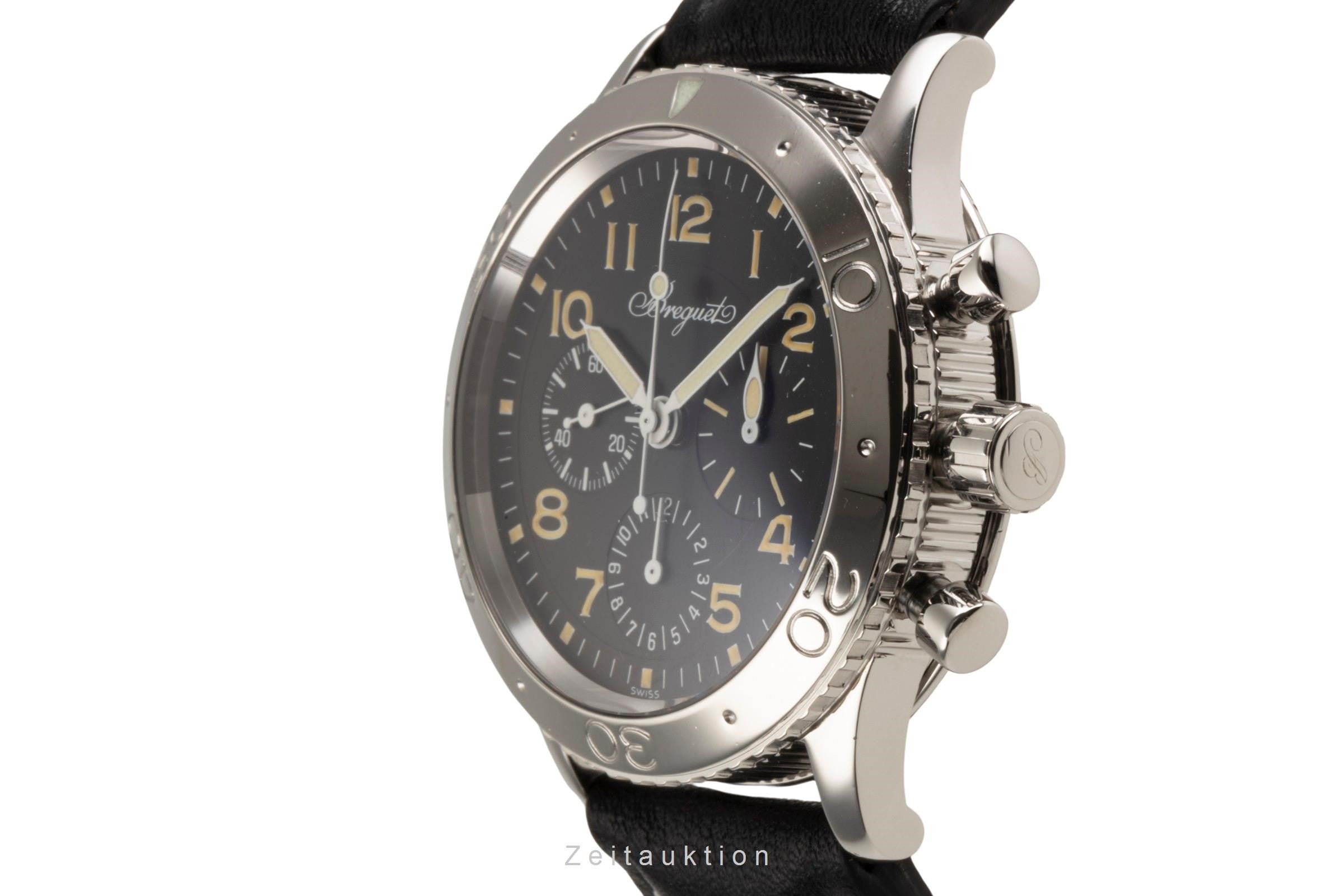 Breguet Type XX chronographe acier automatique montre pour hommes 3800/92/3W6  [2400282]