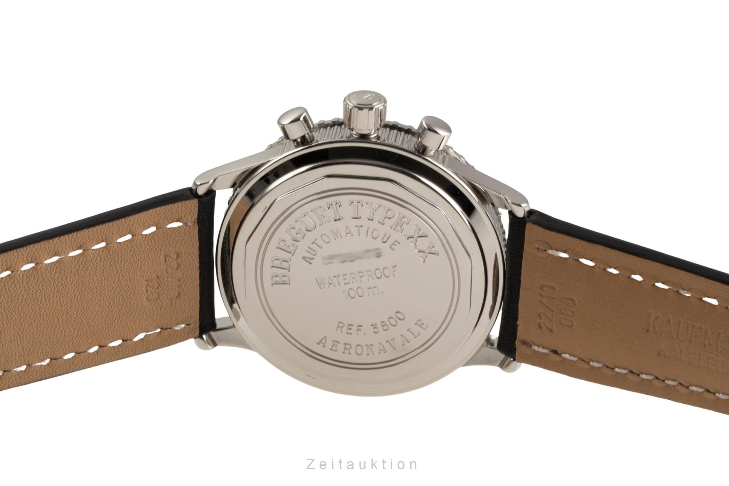 Breguet Type XX chronographe acier automatique montre pour hommes 3800/92/3W6  [2400282]