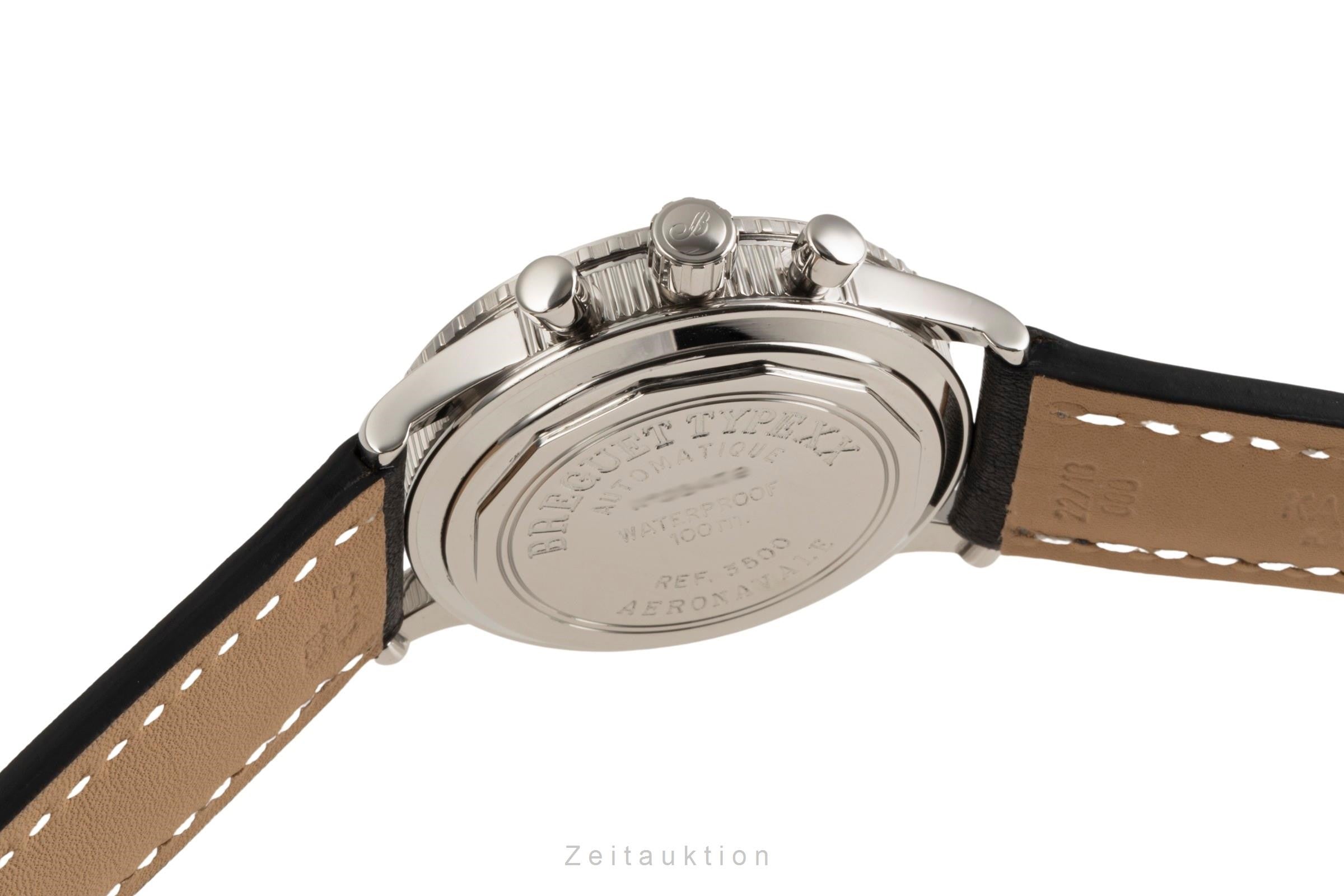 Breguet Type XX chronographe acier automatique montre pour hommes 3800/92/3W6  [2400282]