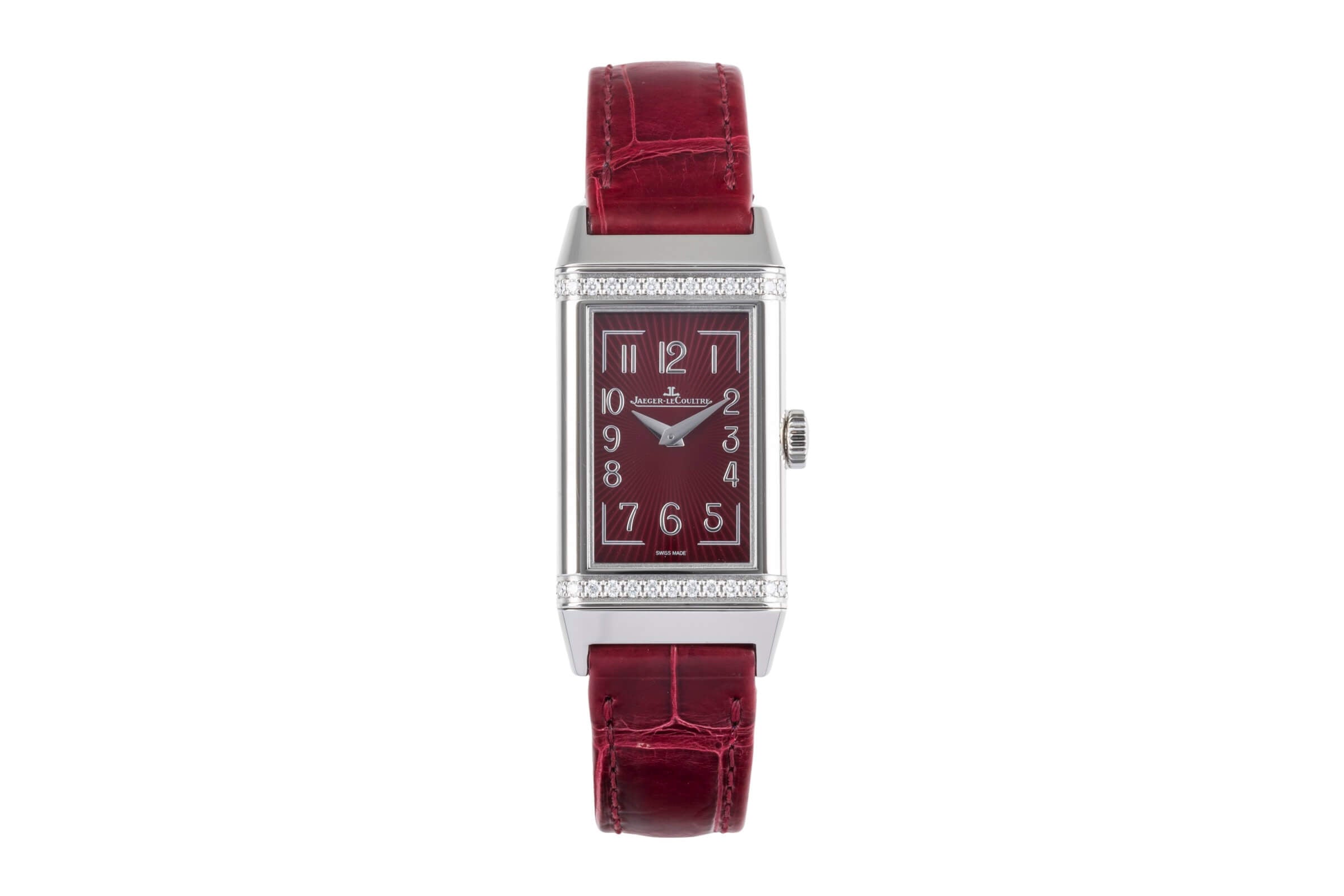 Jaeger LeCoultre Reverso acero cuarzo reloj para damas  201.8.47, Q3288560 LP: 8250EUR  [2400326]