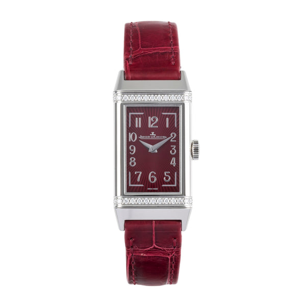 Jaeger LeCoultre Reverso acero cuarzo reloj para damas  201.8.47, Q3288560 LP: 8250EUR  [2400326]