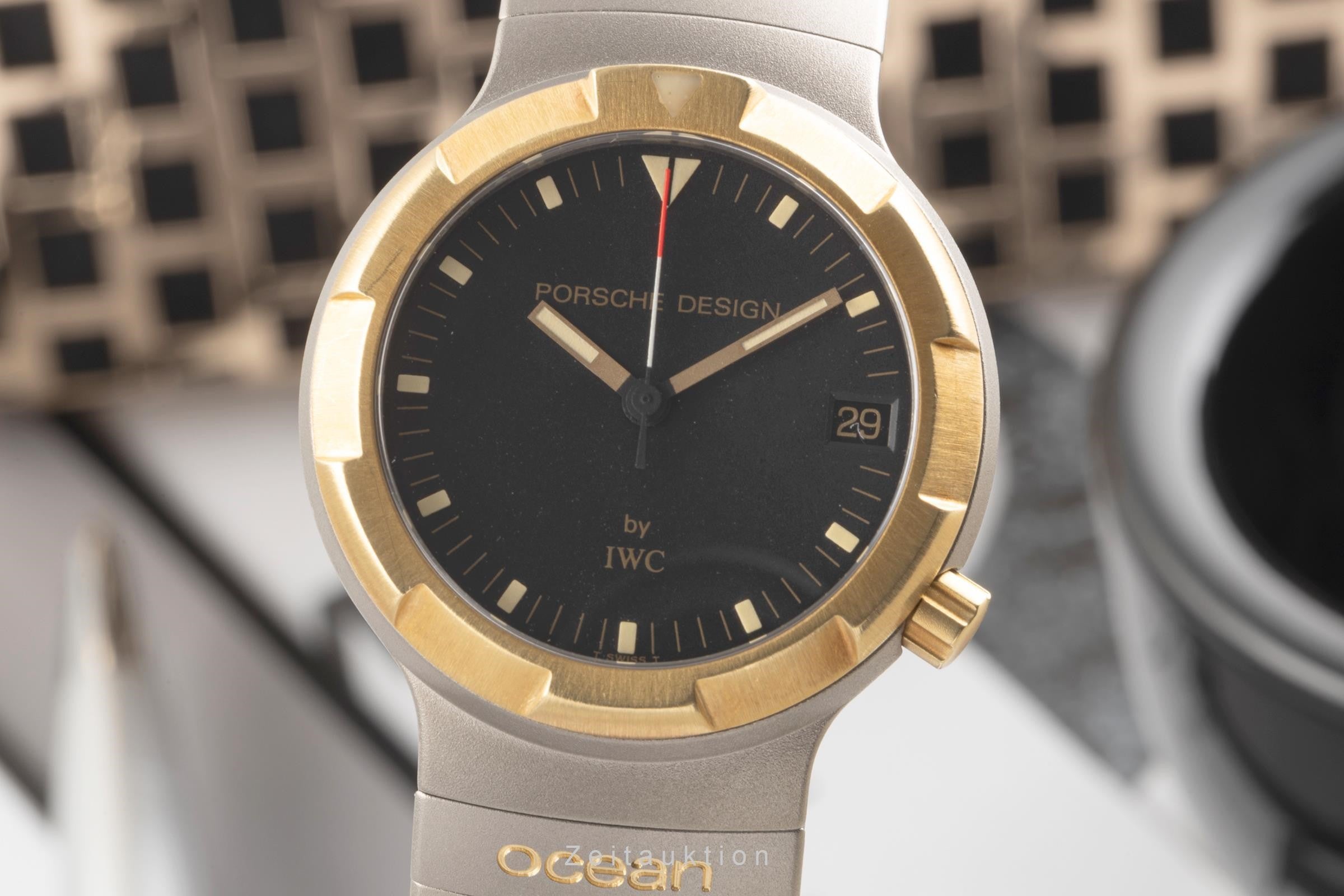 IWC Porsche Design titanio / oro automatismo orologio da uomo IW352303  [2400345]
