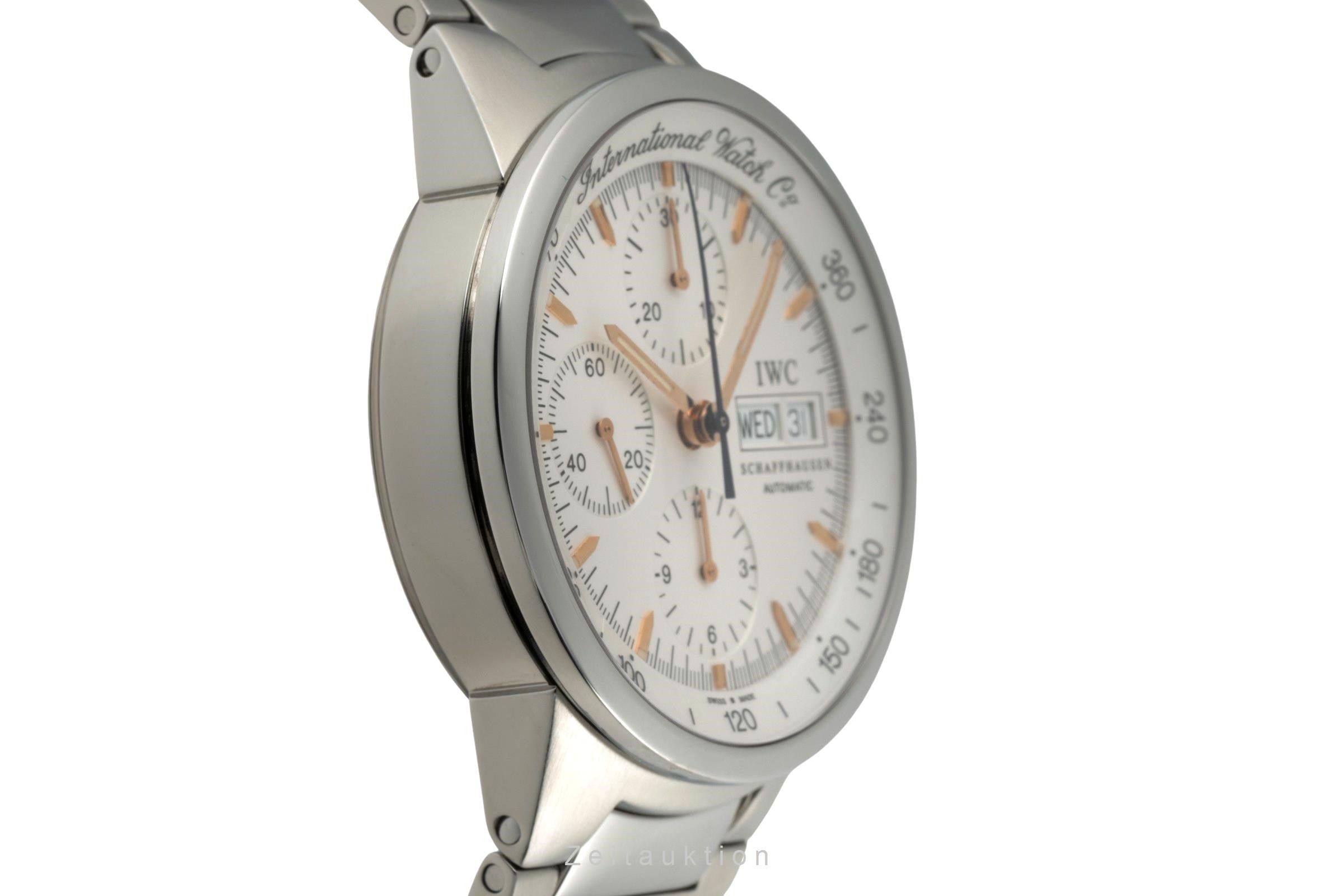 IWC GST Chronograph Edelstahl Automatik Herrenuhr Ref. IW370713 B&P 2003 [2400351]