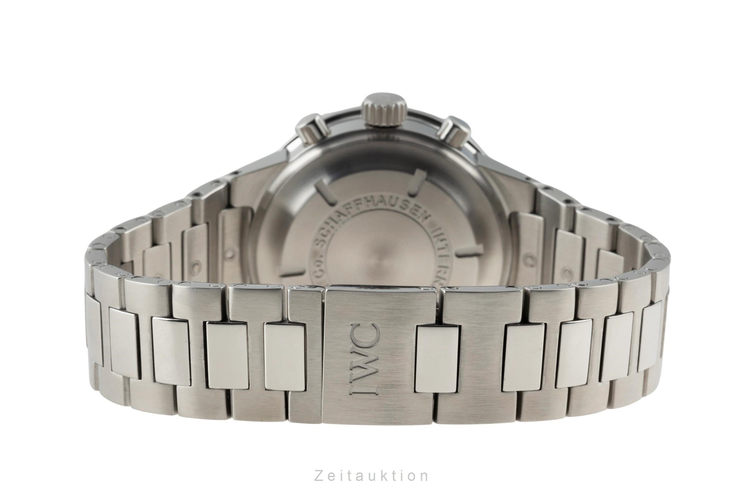 IWC GST Chronograph Edelstahl Automatik Herrenuhr Ref. IW370713 B&P 2003 [2400351]
