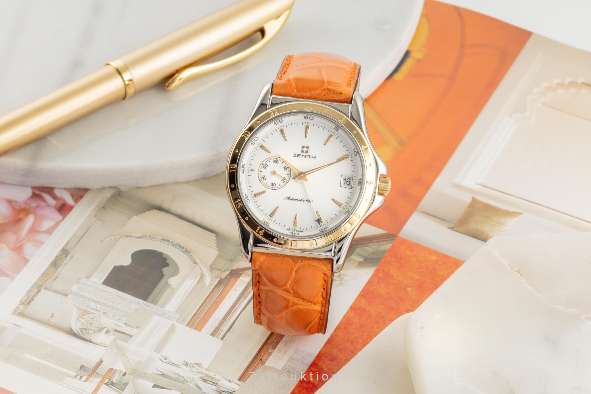 Zenith Elite acier / or  automatique montre pour hommes 90/410030.682  [2400374]