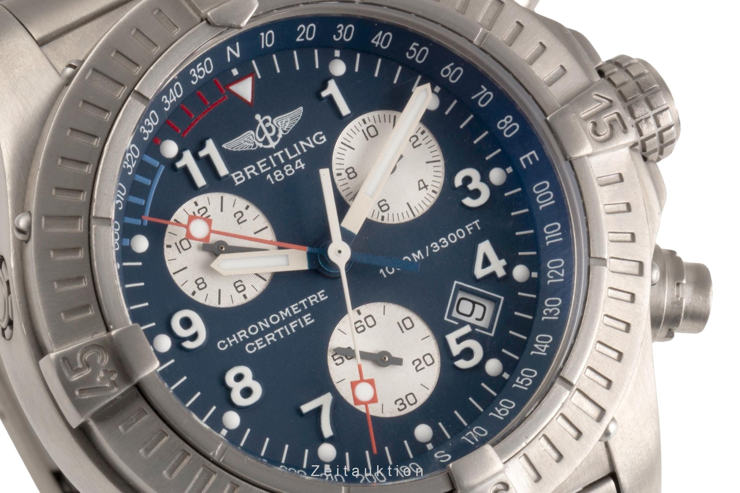 Breitling Avenger chronograph titanium quartz Kal. B73 Ref. E73360