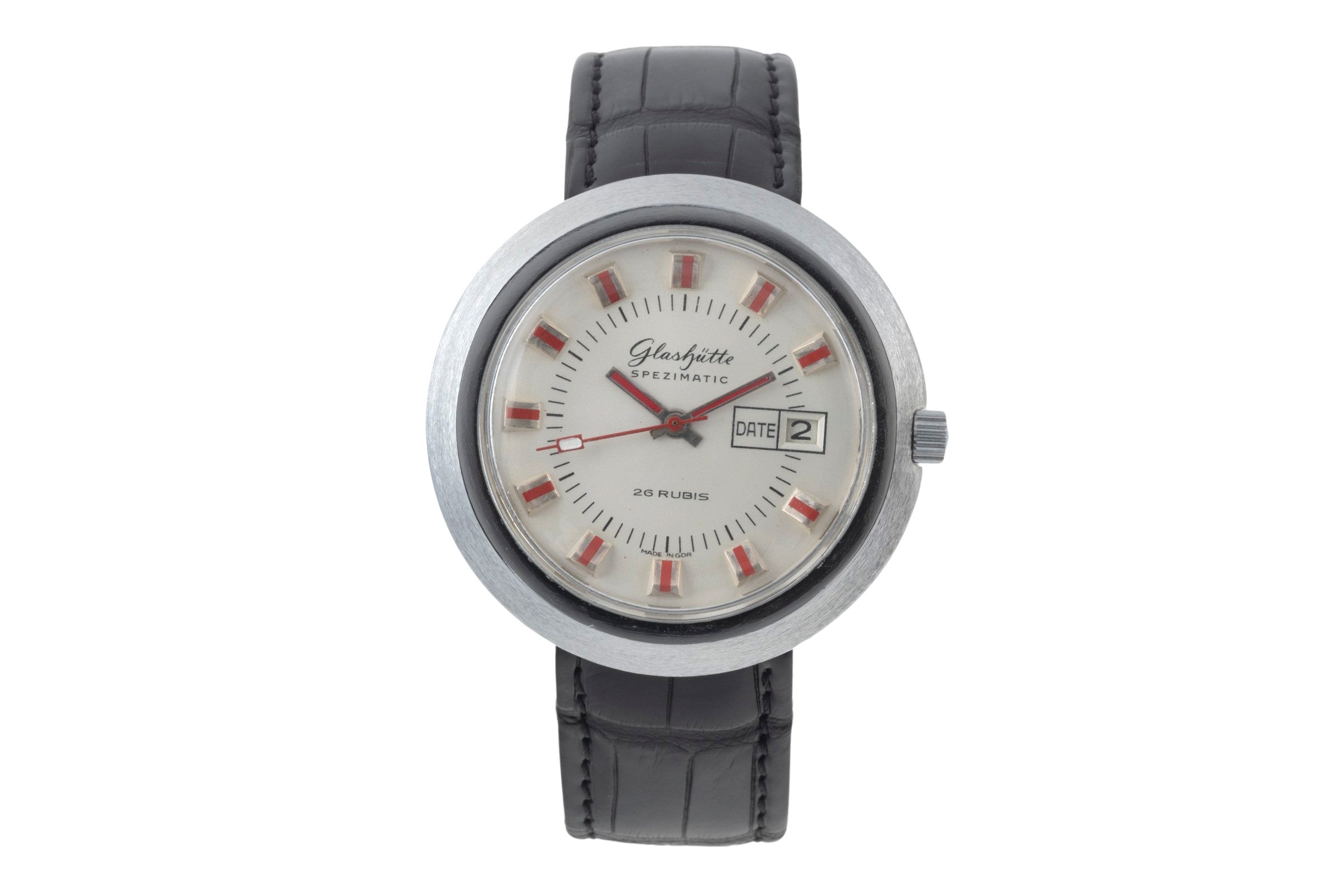 Glashütte Spezimatic laiton chromé automatique montre pour hommes  [2400404]