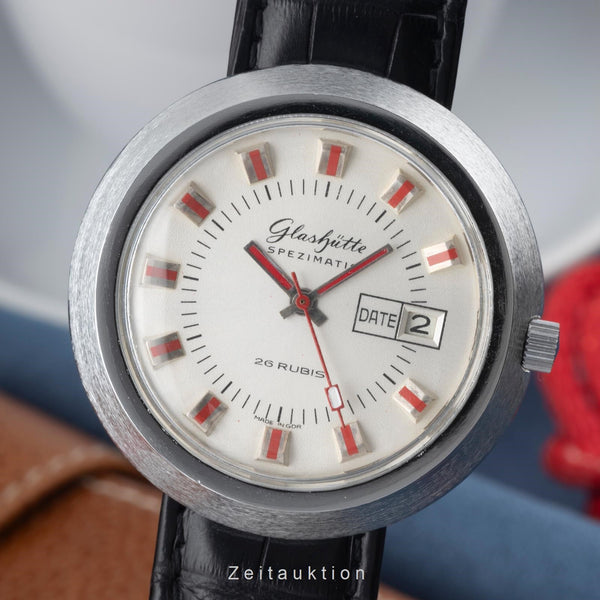 Glashütte Spezimatic laiton chromé automatique montre pour hommes  [2400404]