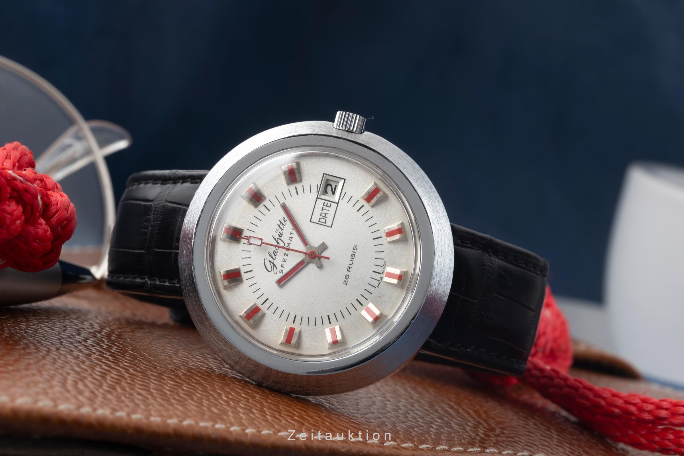 Glashütte Spezimatic laiton chromé automatique montre pour hommes  [2400404]