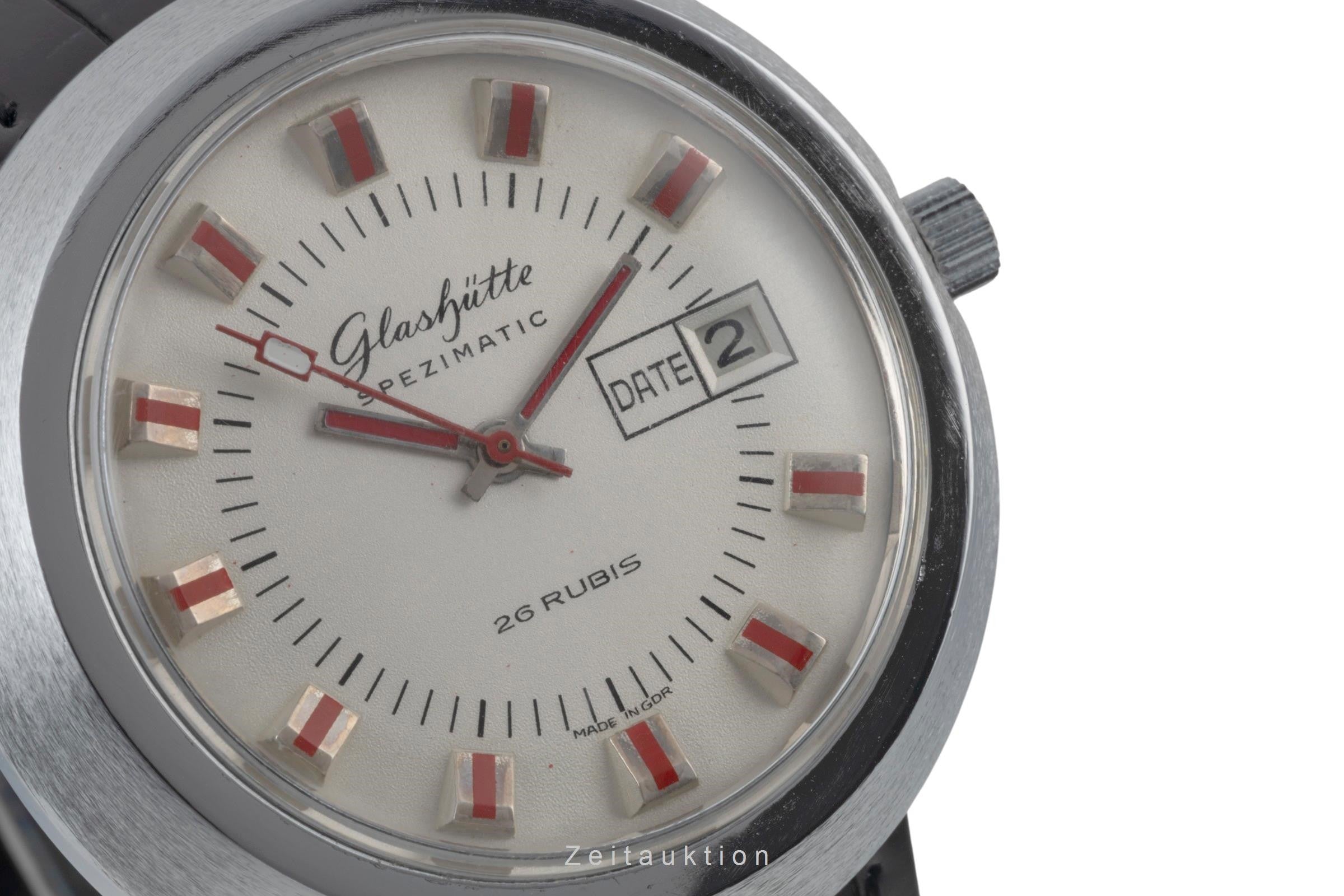Glashütte Spezimatic laiton chromé automatique montre pour hommes  [2400404]