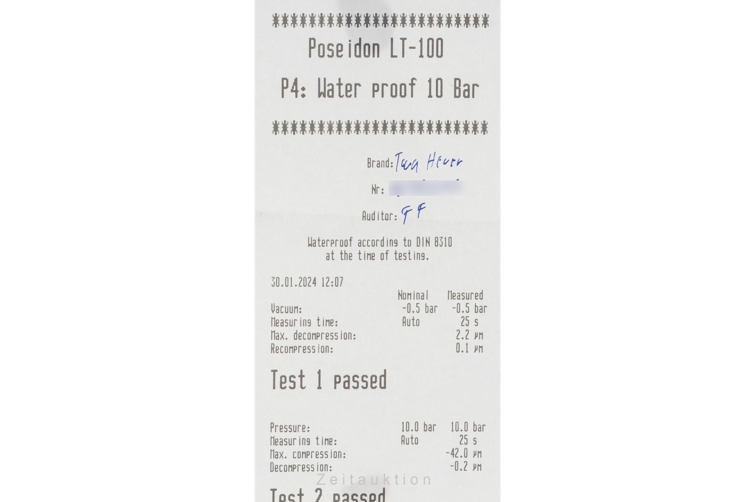 Tag Heuer Link chronograph steel automatic men's watch CG2111-R0  [2400405]