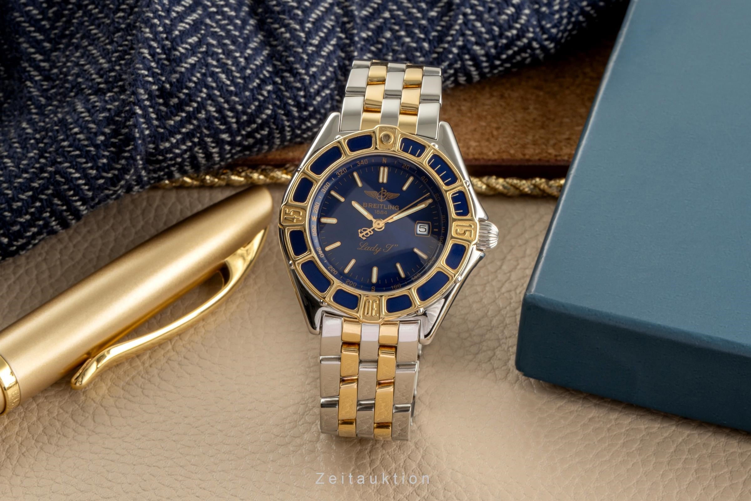 Breitling Lady J acier / or  quartz montre pour femmes D52065  [2400412]