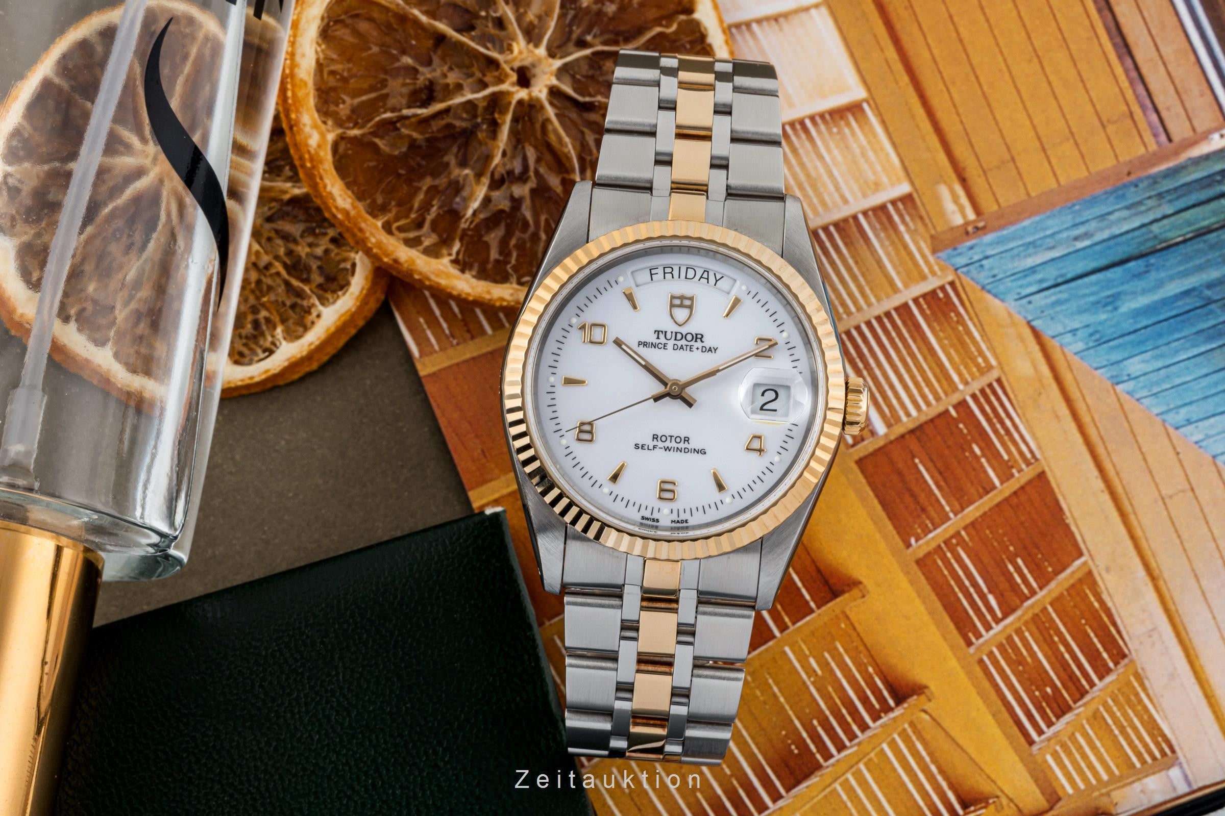 Tudor Prince Date acero / oro automático reloj para caballeros 76213 LP: 3850EUR  [2400427]