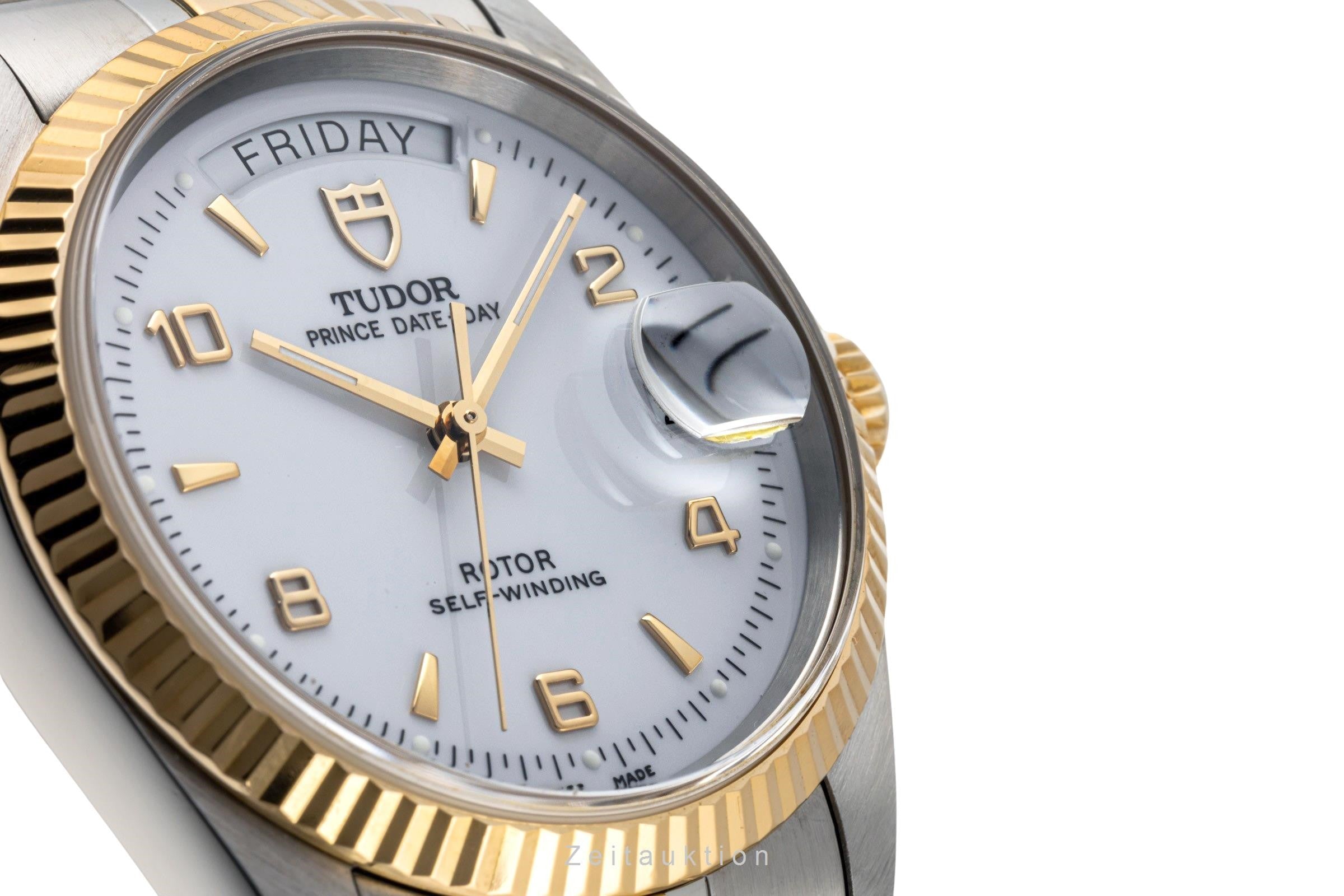 Tudor Prince Date acero / oro automático reloj para caballeros 76213 LP: 3850EUR  [2400427]