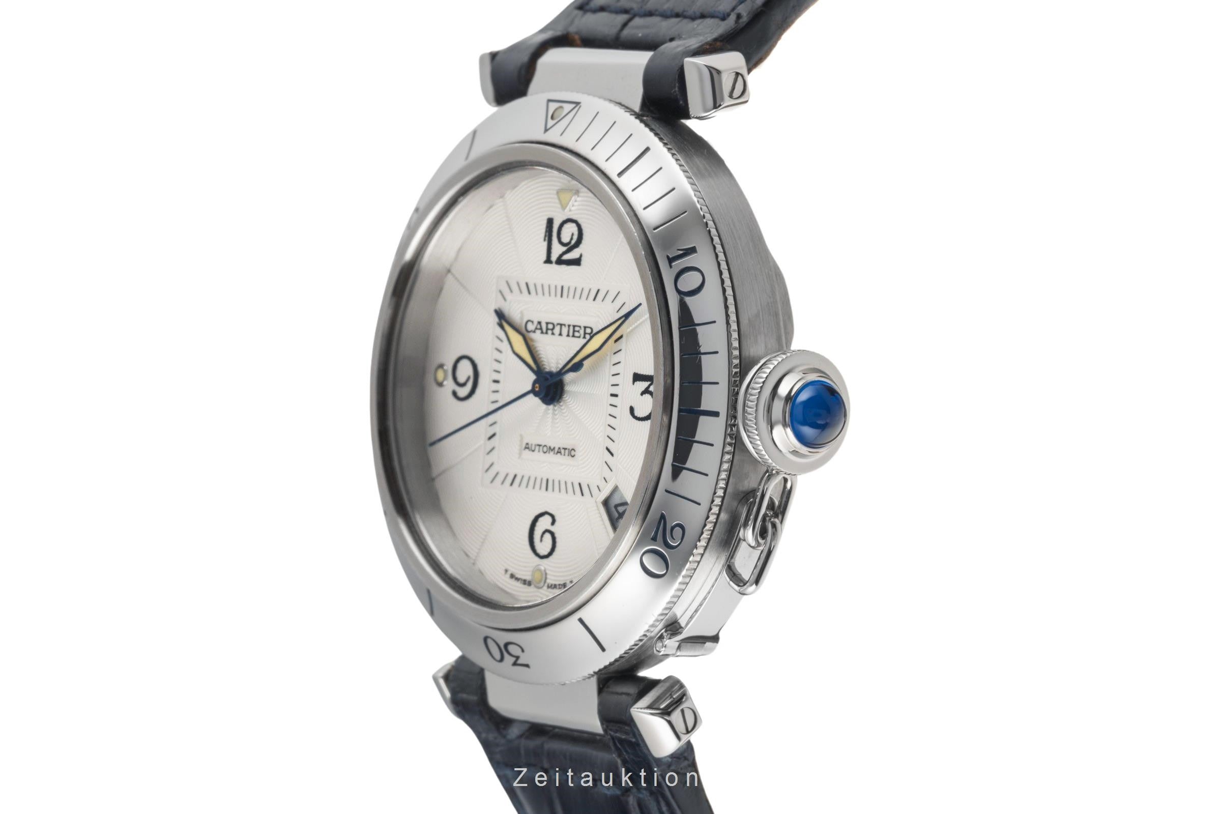 Cartier Pasha acciaio automatismo orologio da uomo W3103155, 2378 LP: 7300EUR  [2400459]