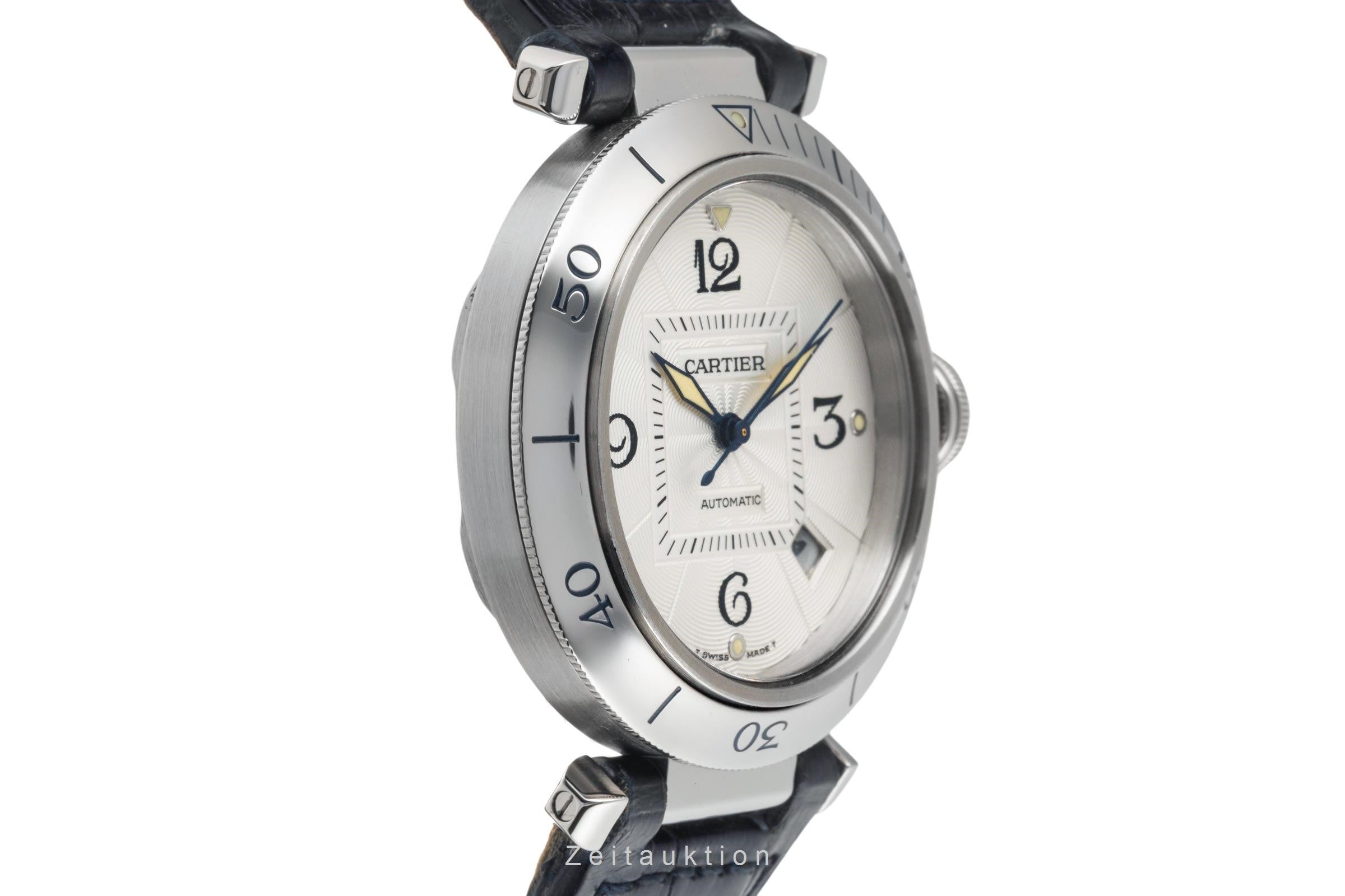 Cartier Pasha acciaio automatismo orologio da uomo W3103155, 2378 LP: 7300EUR  [2400459]