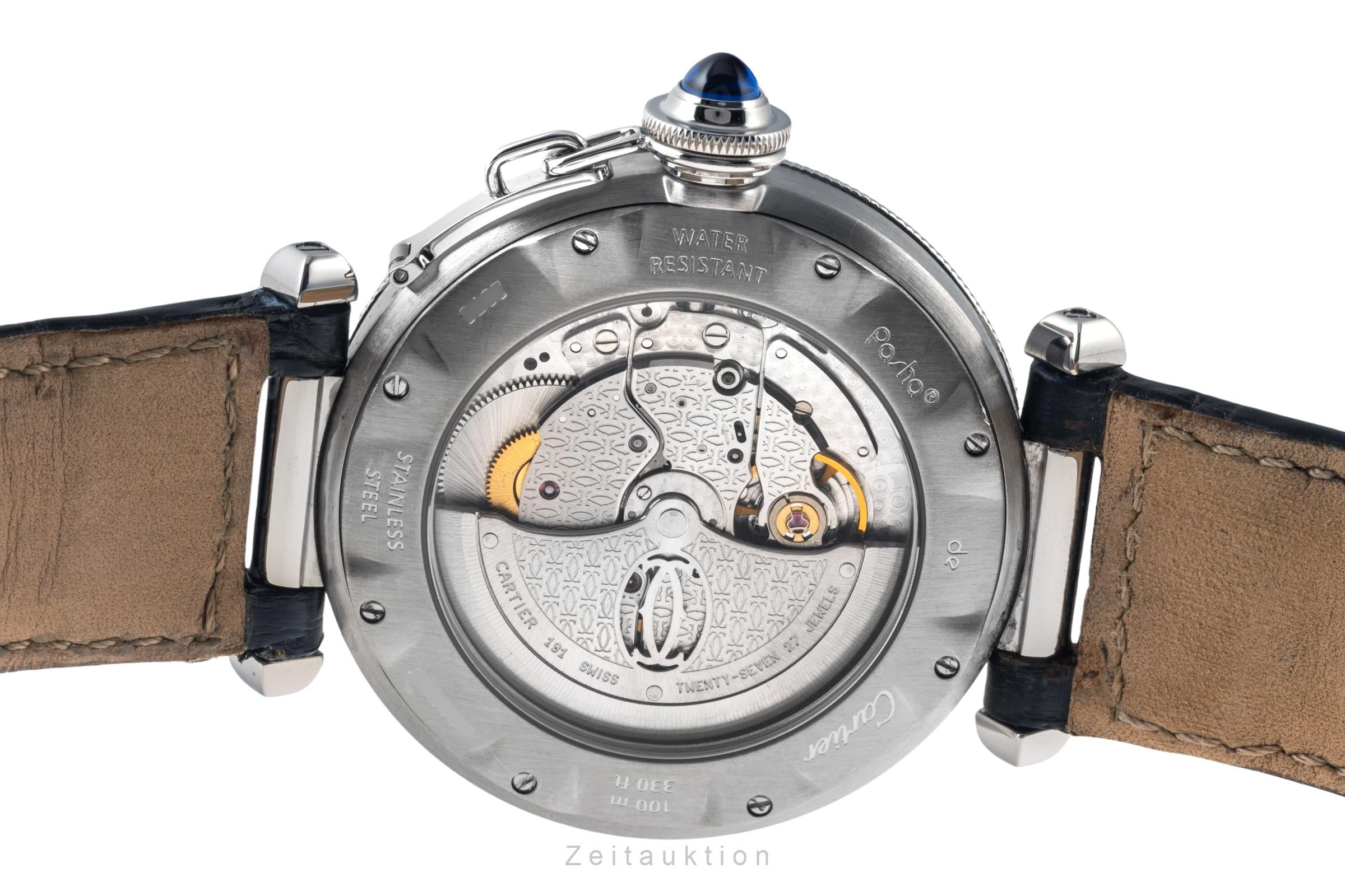 Cartier Pasha acciaio automatismo orologio da uomo W3103155, 2378 LP: 7300EUR  [2400459]