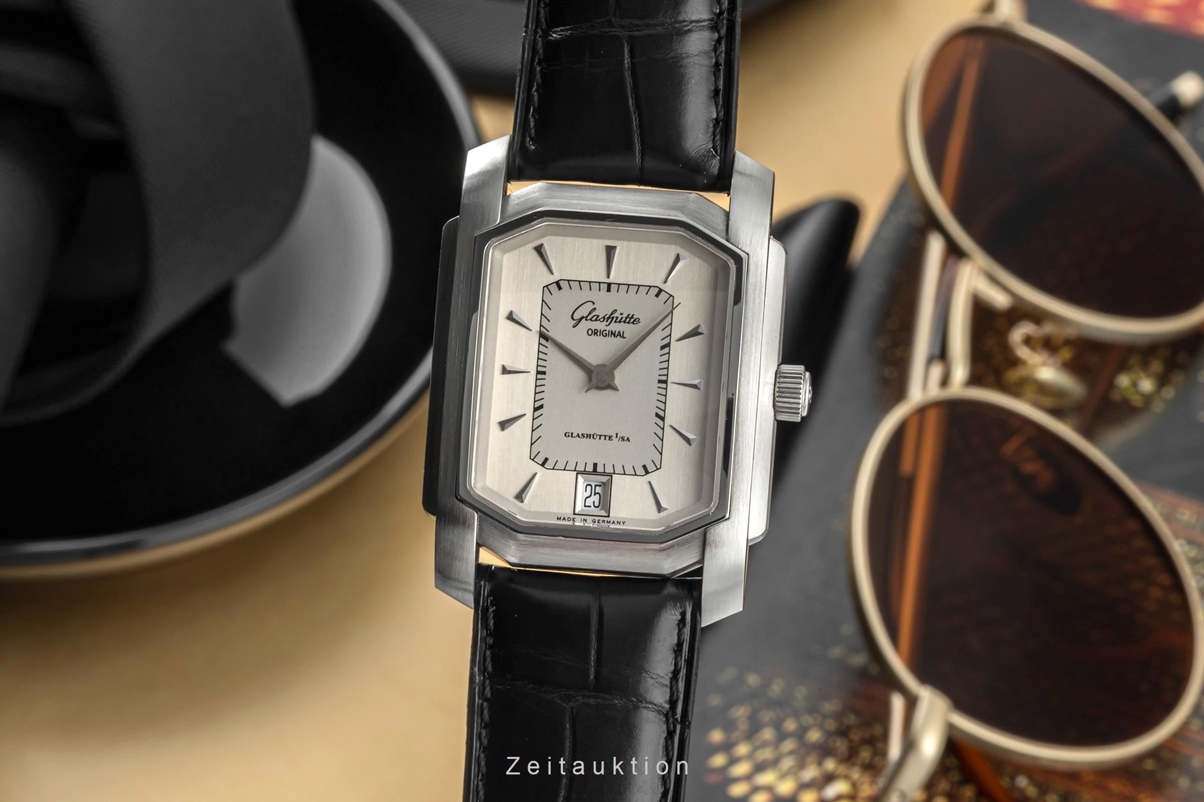 Glashütte Senator steel automatic men's watch 39-20-01-01-04  [2400487]