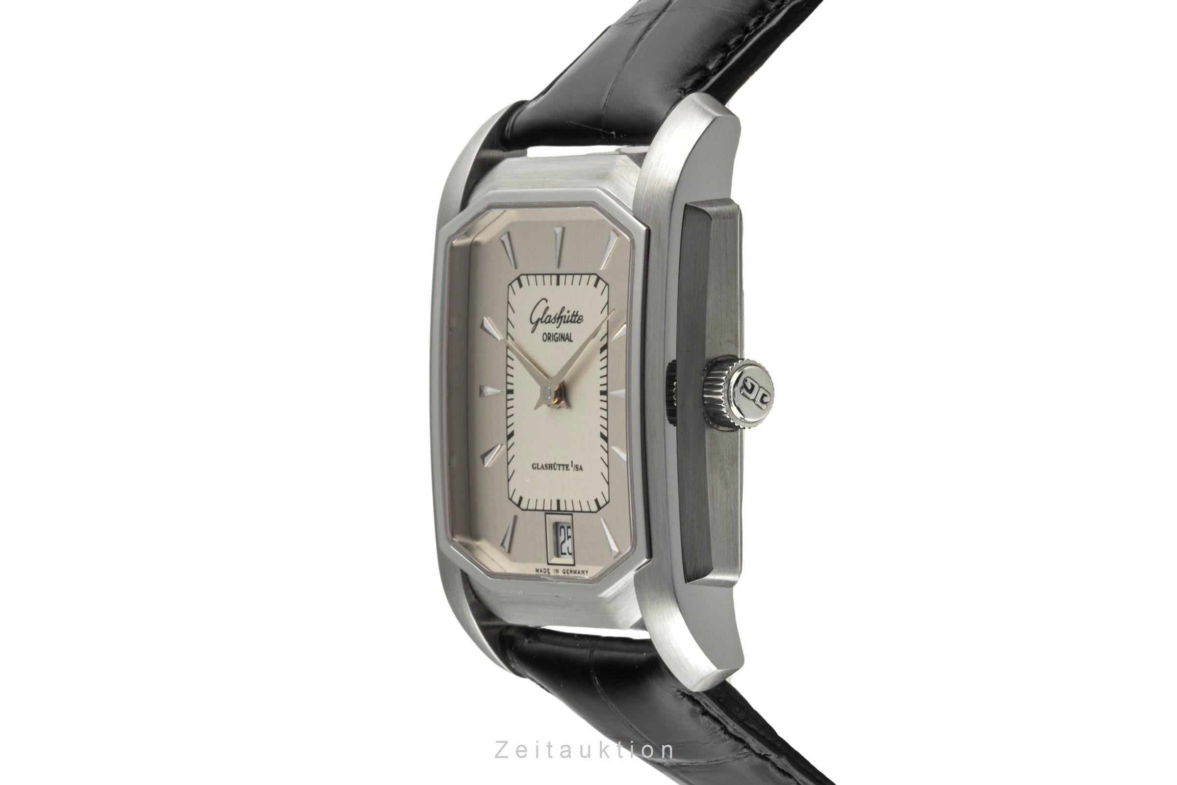 Glashütte Senator acciaio automatismo orologio da uomo 39-20-01-01-04  [2400487]