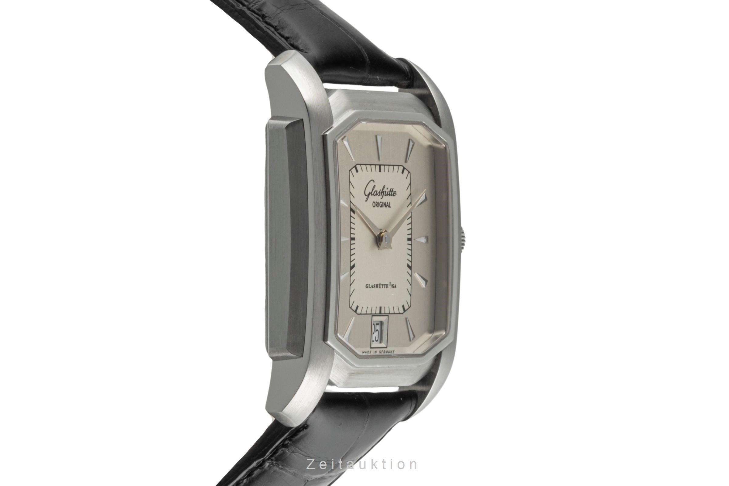 Glashütte Senator acciaio automatismo orologio da uomo 39-20-01-01-04  [2400487]