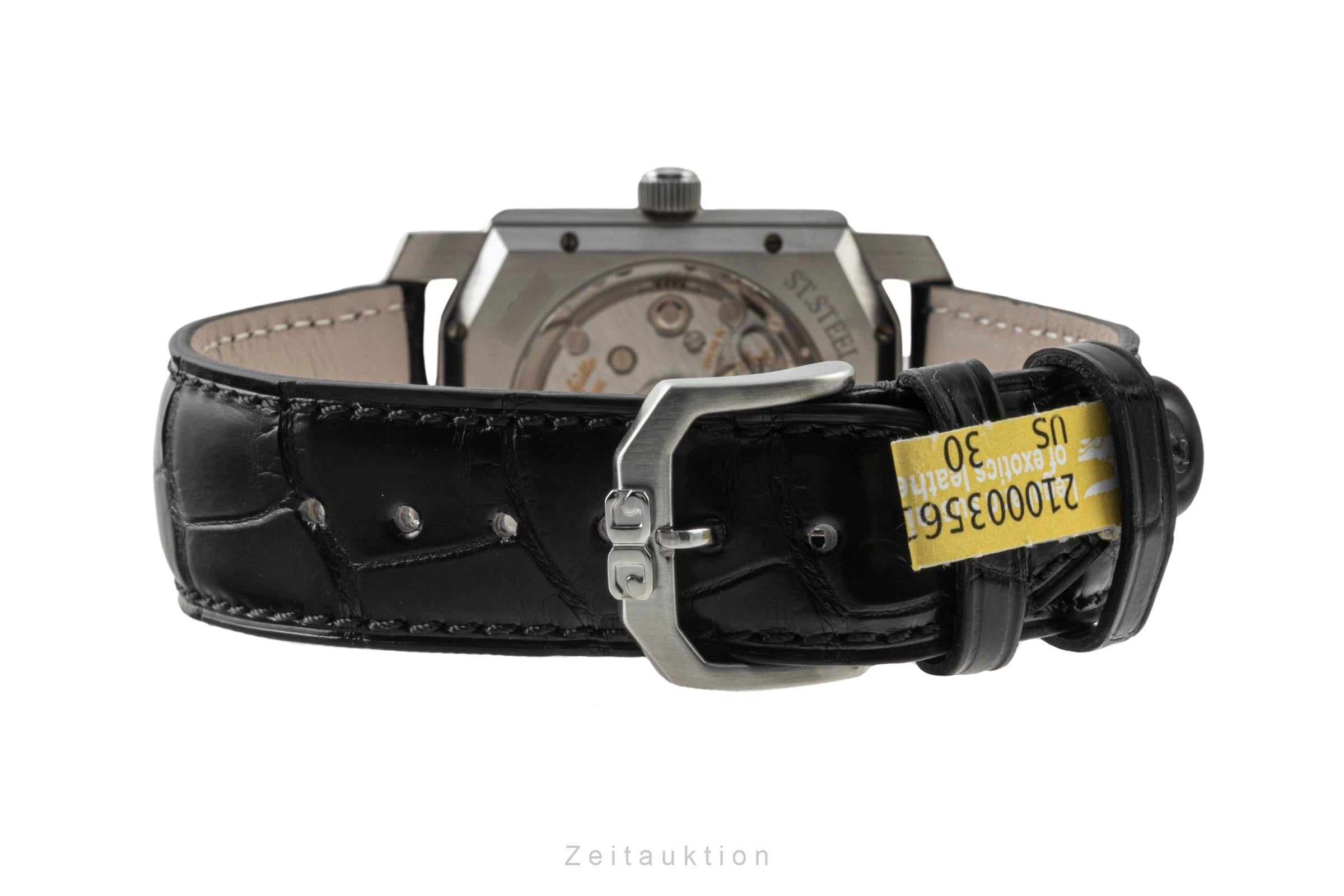 Glashütte Senator acciaio automatismo orologio da uomo 39-20-01-01-04  [2400487]