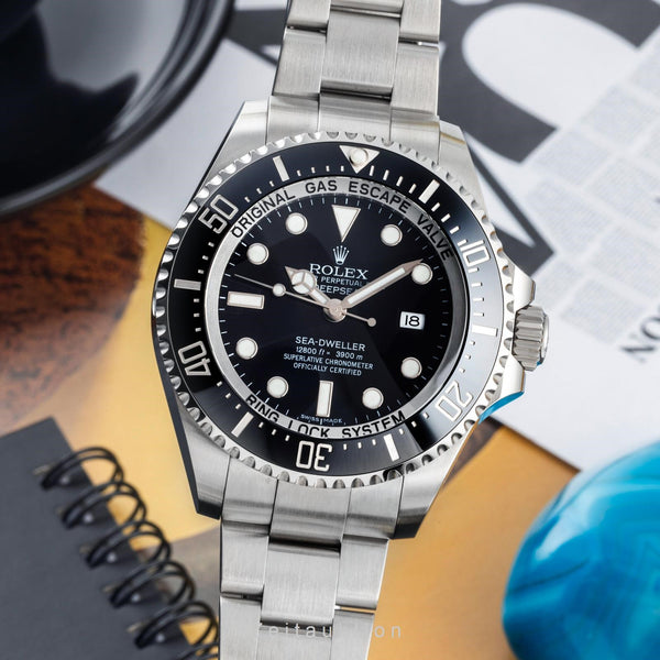 Rolex Sea-Dweller Deepsea Oyster Stahl Automatik Herrenuhr Ref. 116660 Papiere [2400537]