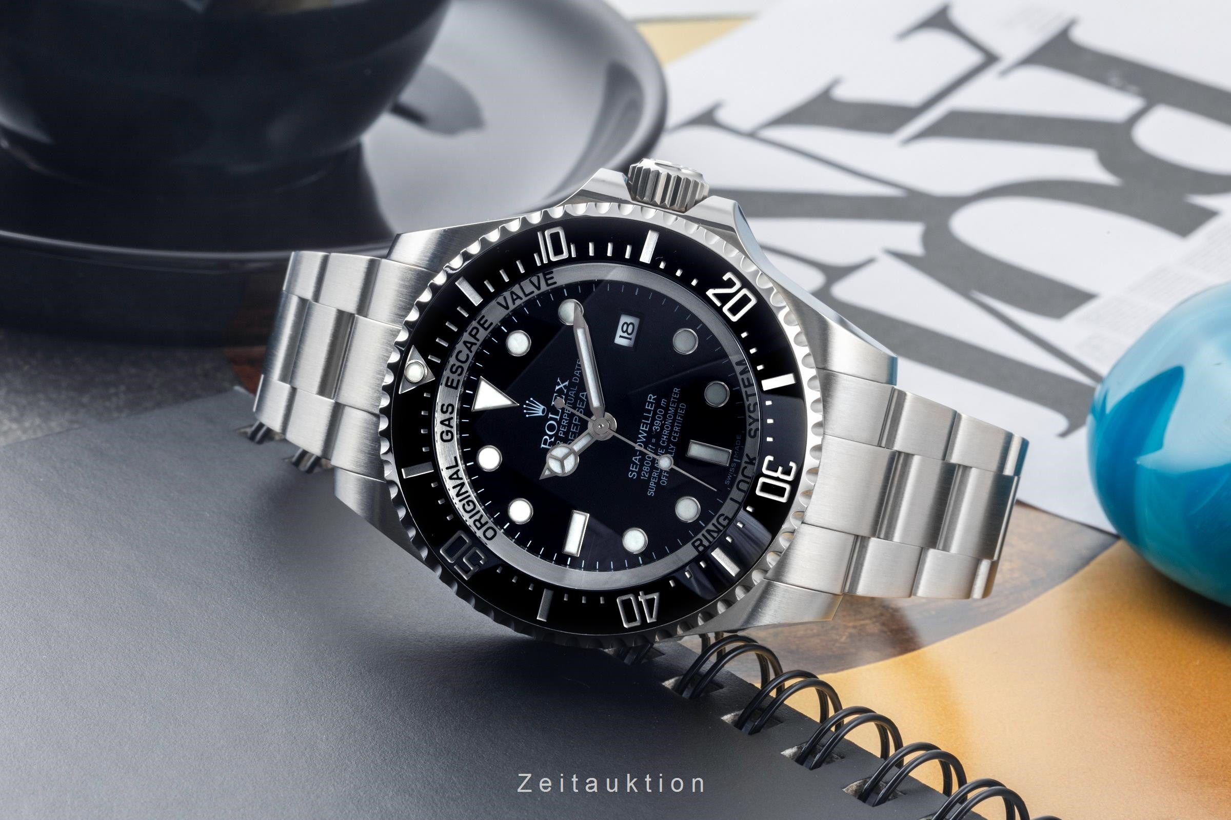 Rolex Sea-Dweller Deepsea Oyster Stahl Automatik Herrenuhr Ref. 116660 Papiere [2400537]