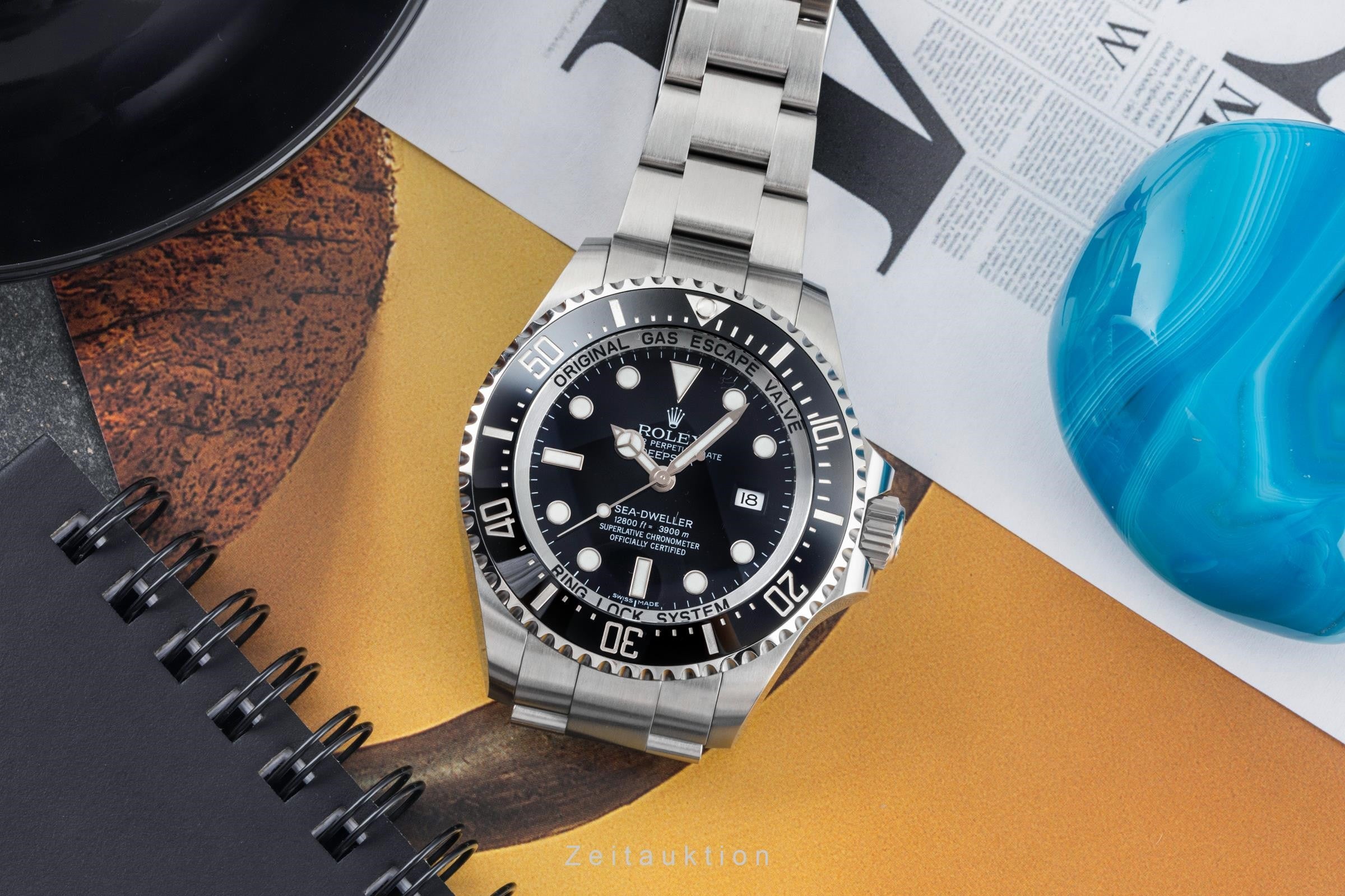 Rolex Sea-Dweller Deepsea Oyster Stahl Automatik Herrenuhr Ref. 116660 Papiere [2400537]