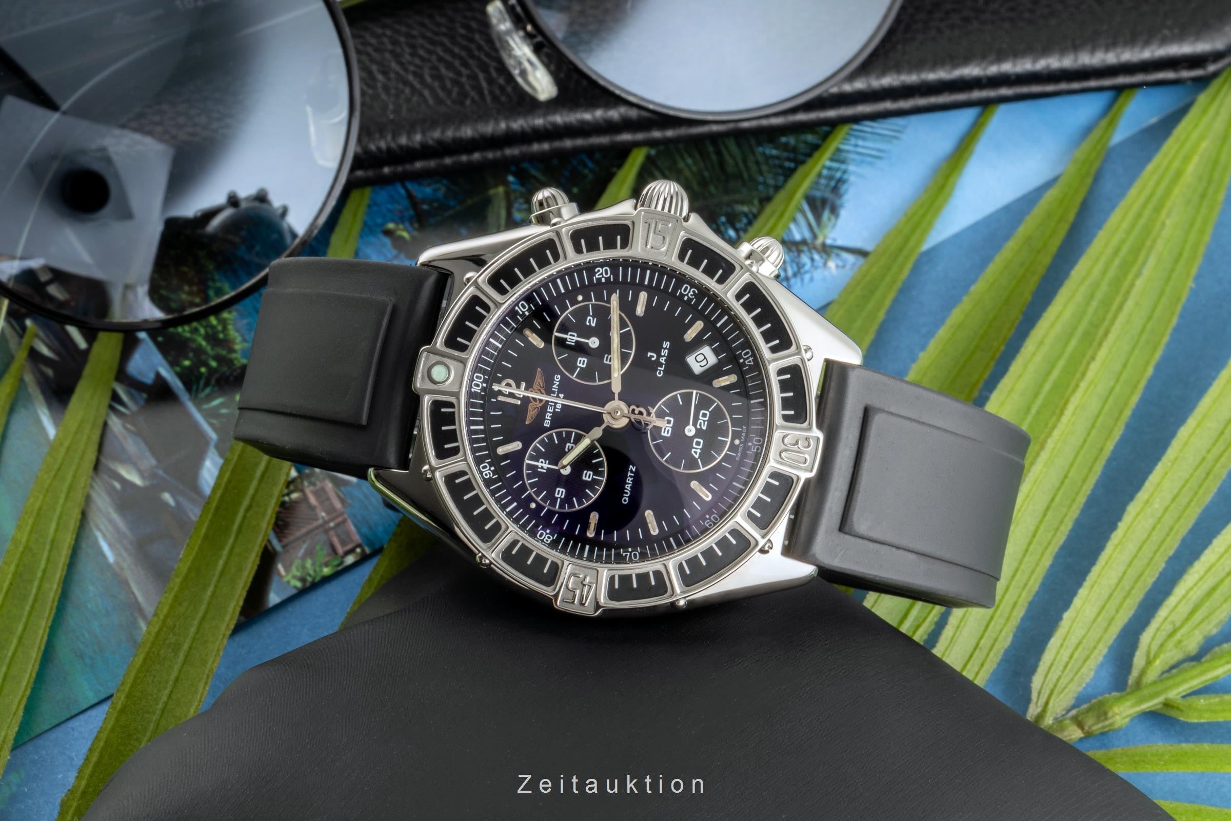 Breitling J-Class chronographe acier quartz montre pour hommes A53067  [2400538]