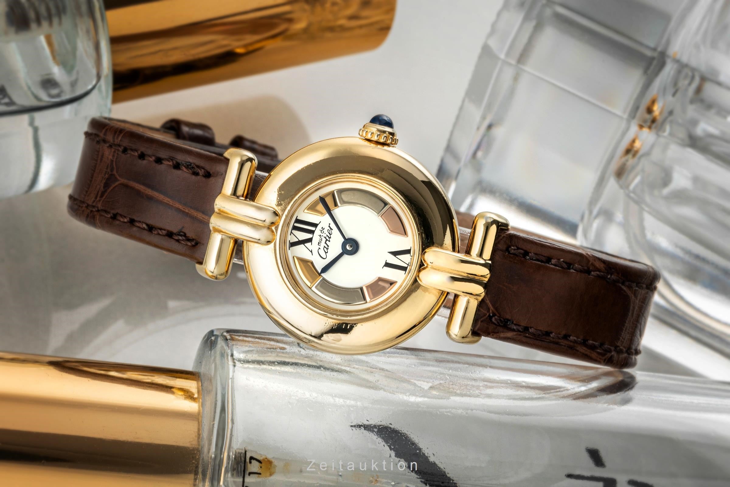 Cartier Vermeil silver-gilt quartz women's watch 590002  [2400557]