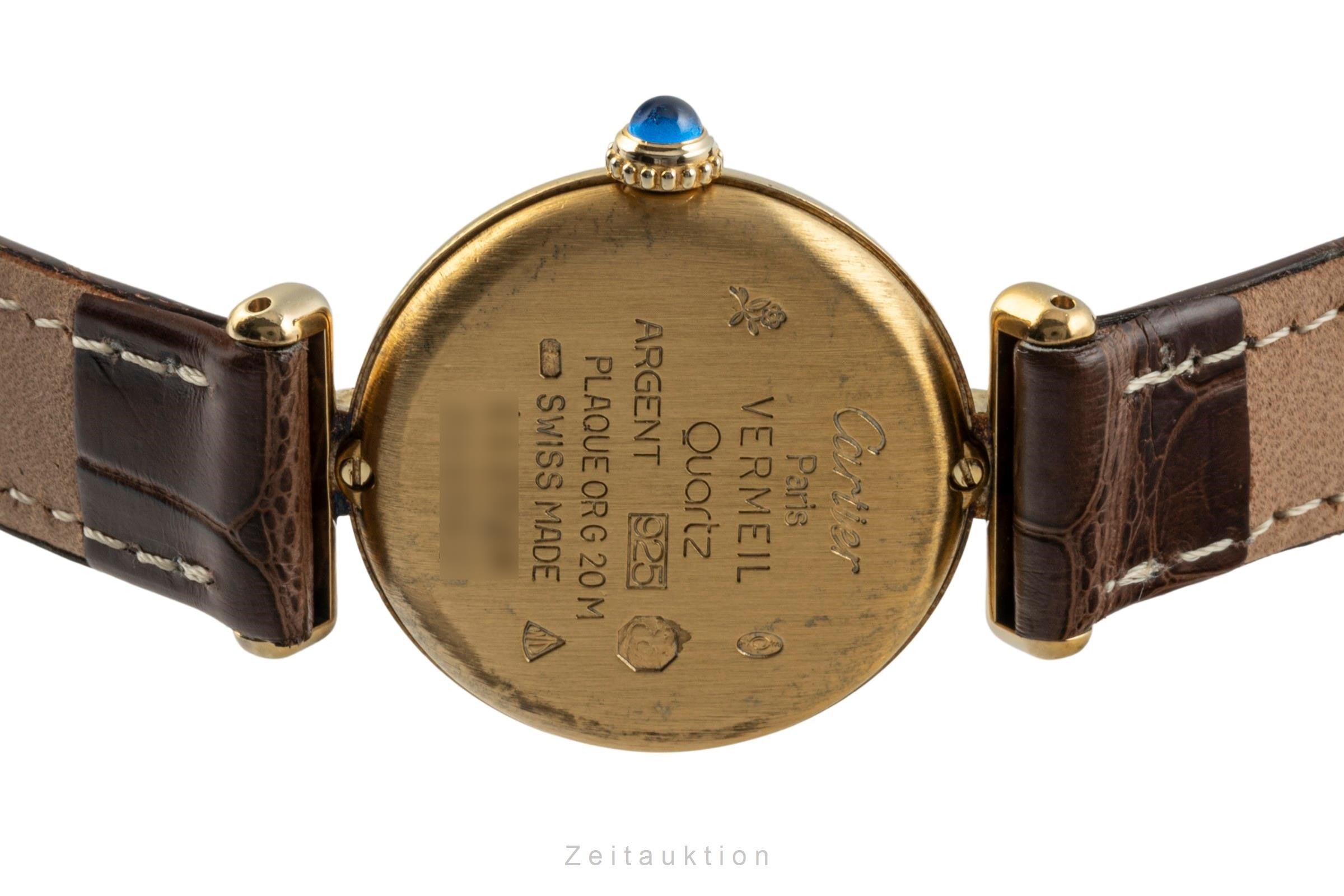 Cartier Vermeil silver-gilt quartz women's watch 590002  [2400557]