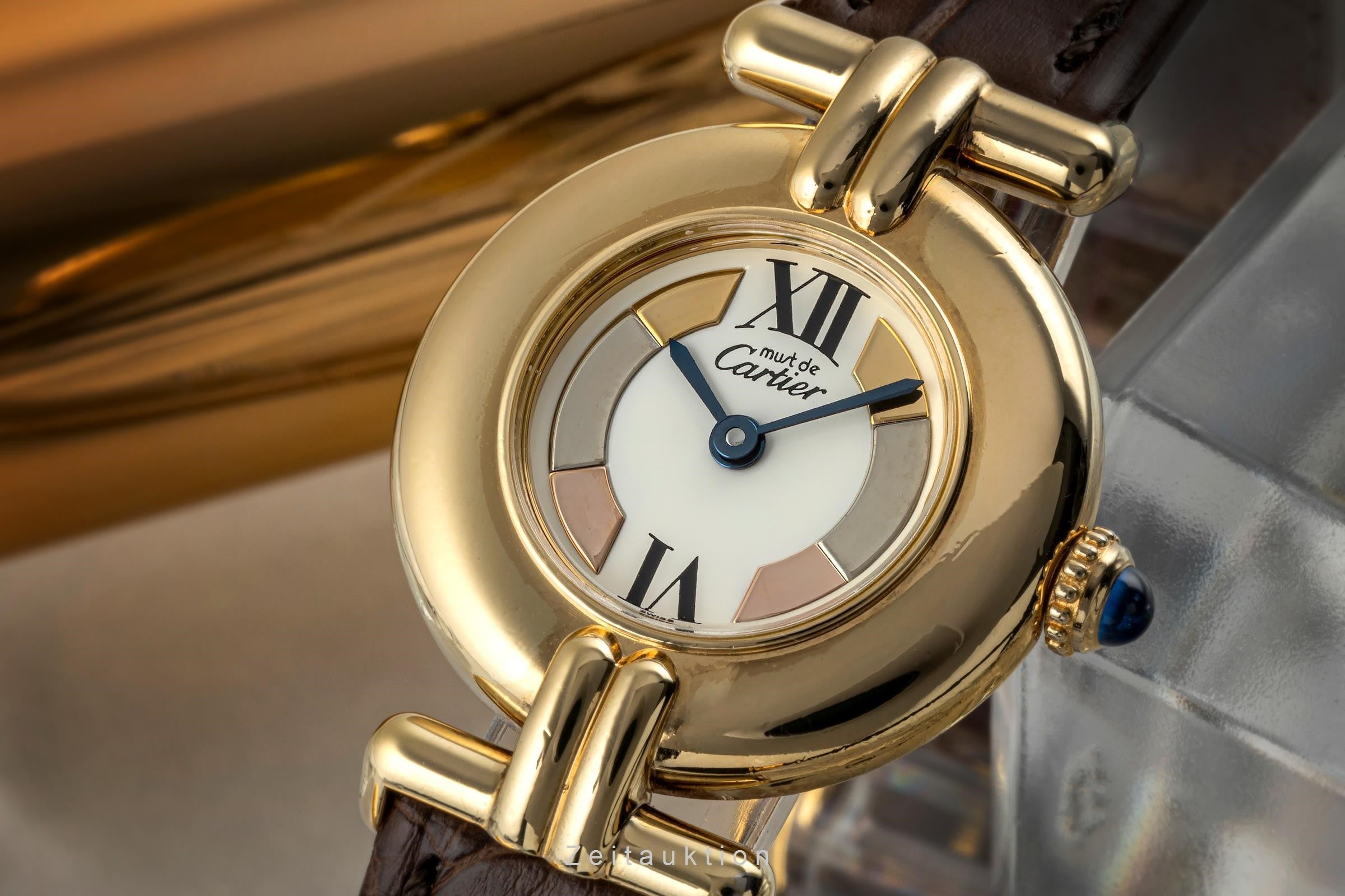 CARTIER VERMEIL 腕時計 クォーツ ゴールドトーン 楽天市場】カルティエ ヴェルメイユの通販