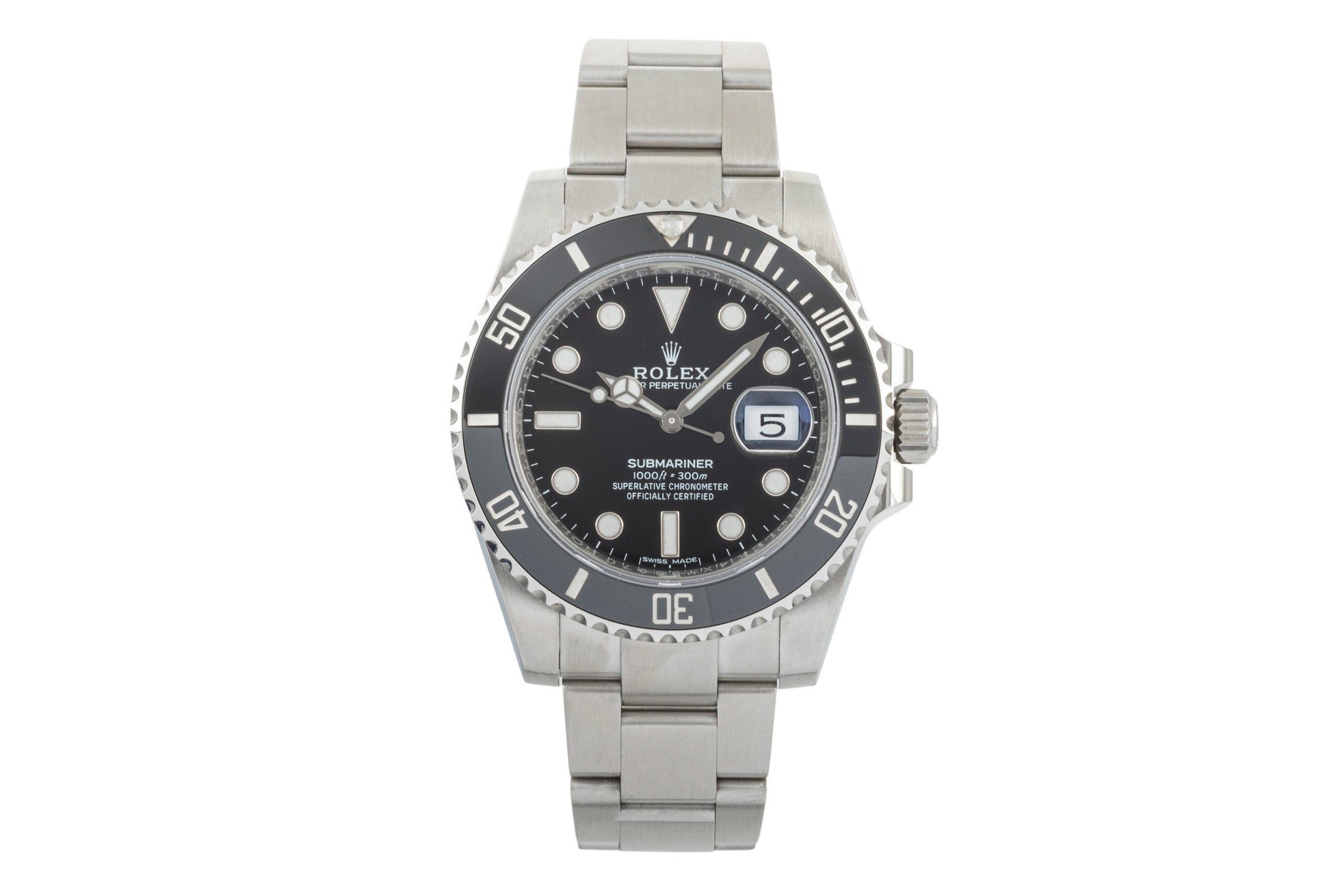 Rolex Submariner acciaio automatismo orologio da uomo 116610LN LP: 10500EUR  [2400575]