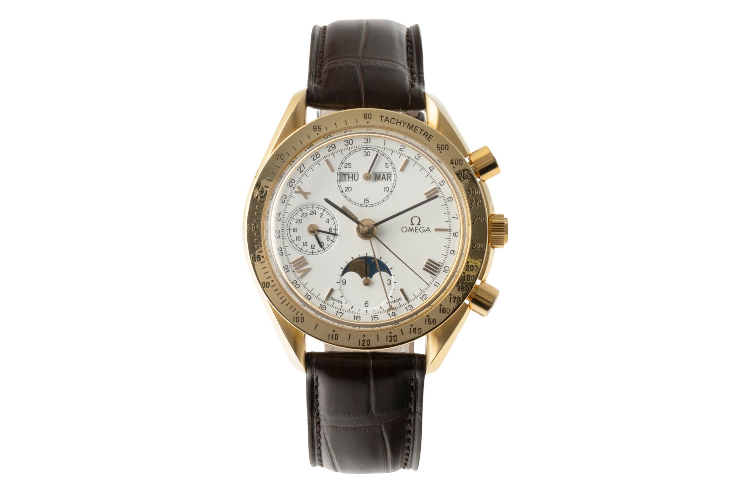 Omega Speedmaster cronografo oro 18 ct automatismo orologio da uomo 3131.20, BA 175.0034 LP: 21300EUR  [2400627]