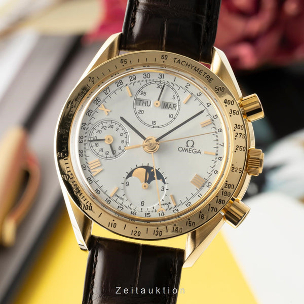 Omega Speedmaster cronografo oro 18 ct automatismo orologio da uomo 3131.20, BA 175.0034 LP: 21300EUR  [2400627]