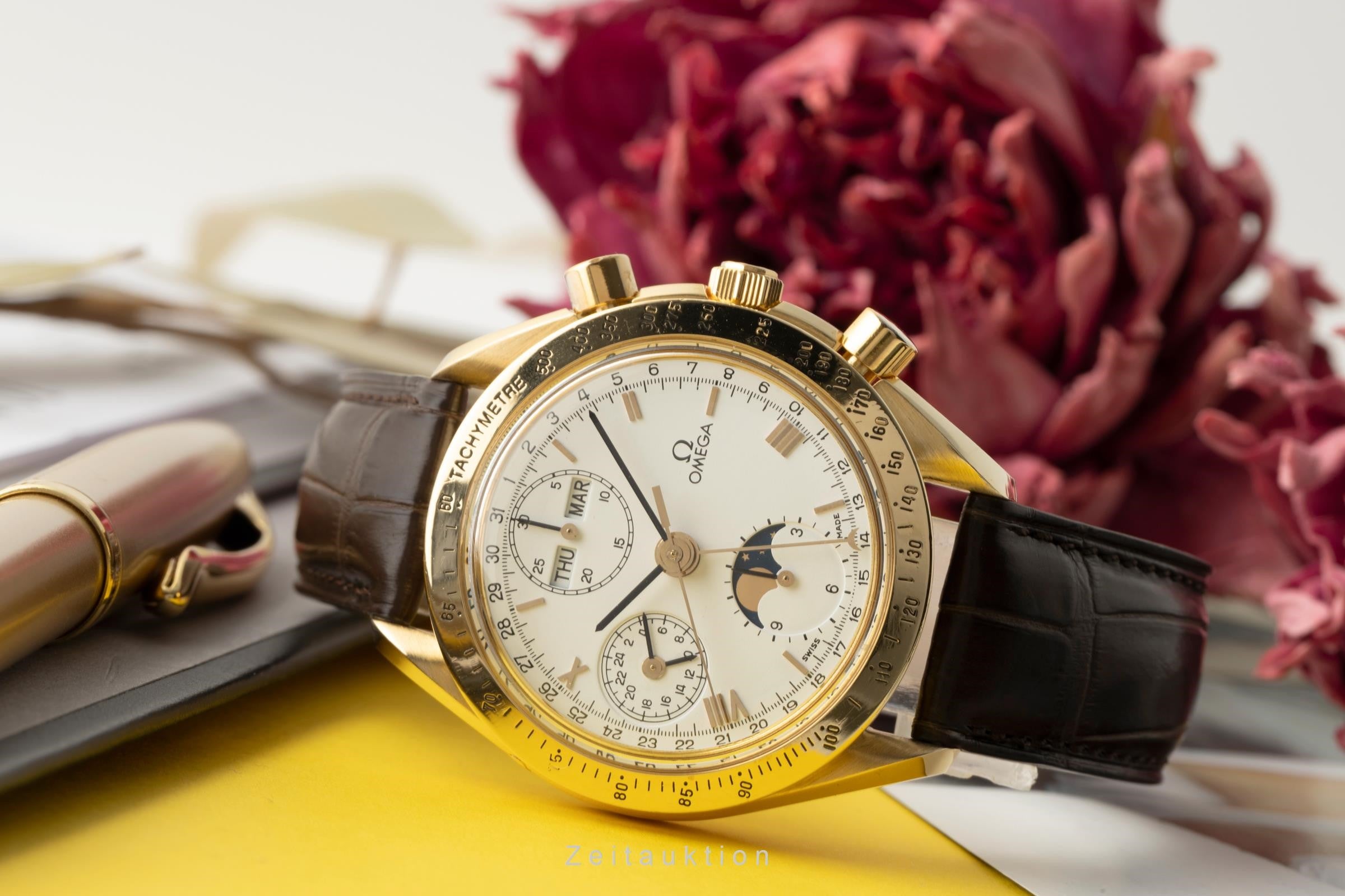 Omega Speedmaster cronografo oro 18 ct automatismo orologio da uomo 3131.20, BA 175.0034 LP: 21300EUR  [2400627]
