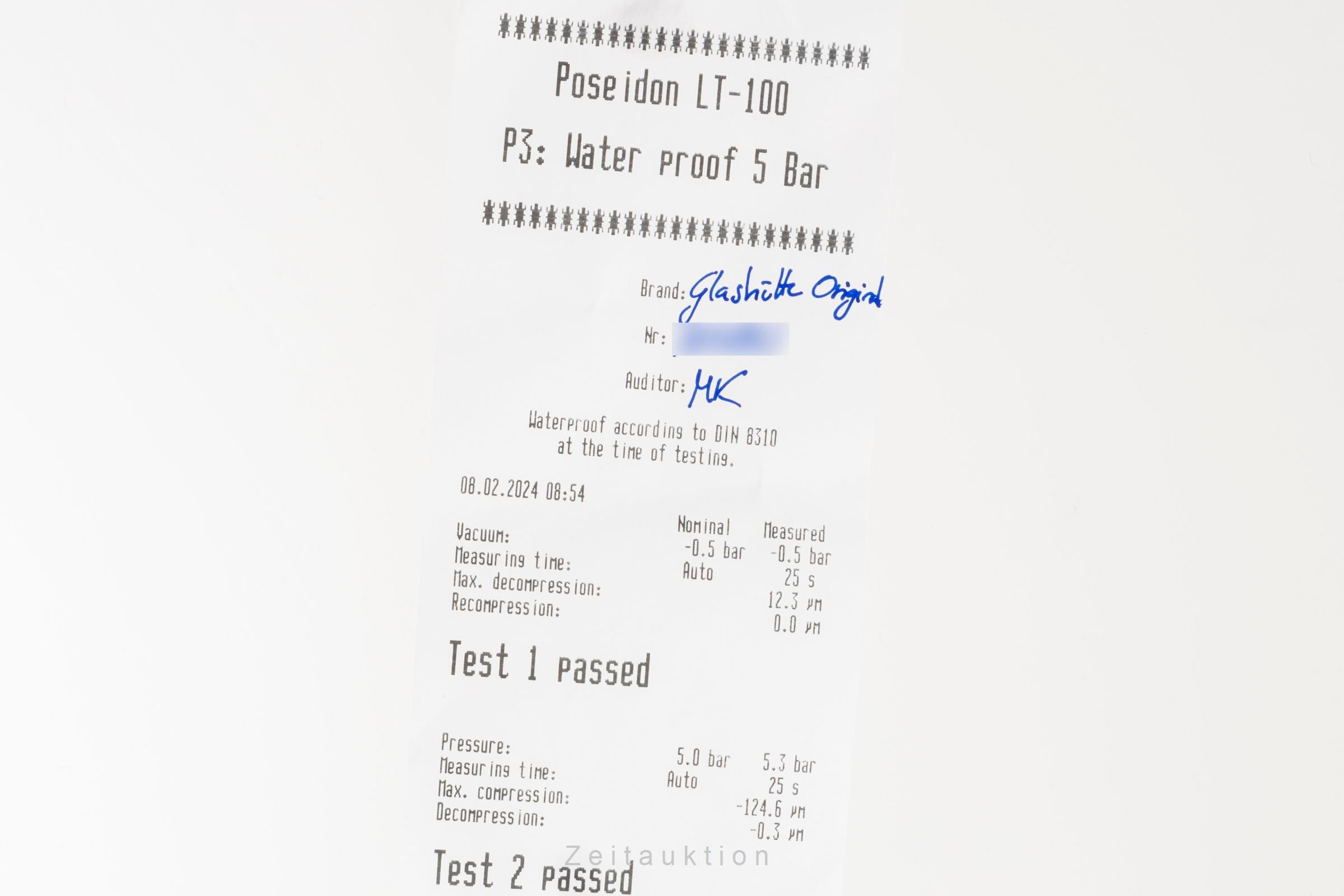 Glashütte PanoReserve Stahl Handaufzug Ref. 1-65-01-26-12-35 NP: 11800,- € [2400637]