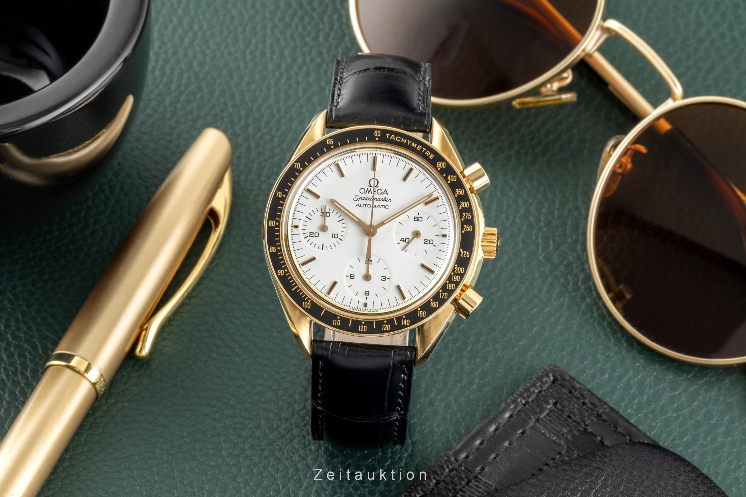 Omega Speedmaster Reduced 18K (0,750) Gold Chronograph Automatik Ref. 3612.20.20 [2400641]