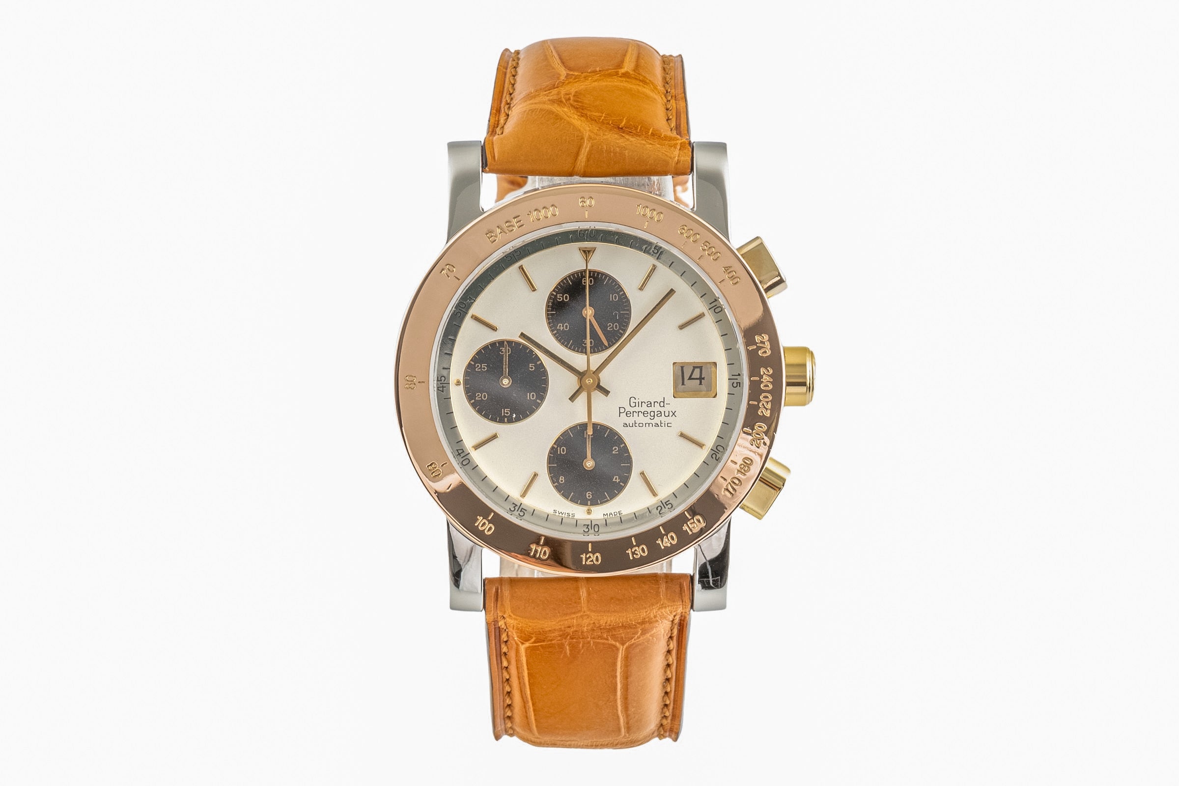 Girard Perregaux 7000 chronograph steel / gold automatic men's watch 7000 GBM  [2400650]