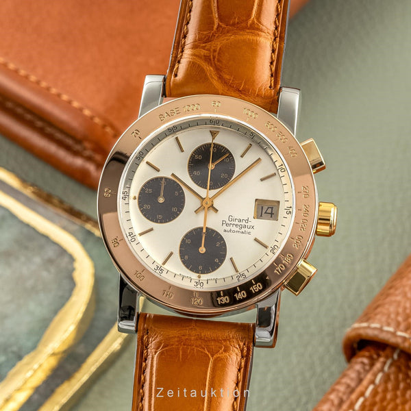 Girard Perregaux 7000 chronograph steel / gold automatic men's watch 7000 GBM  [2400650]