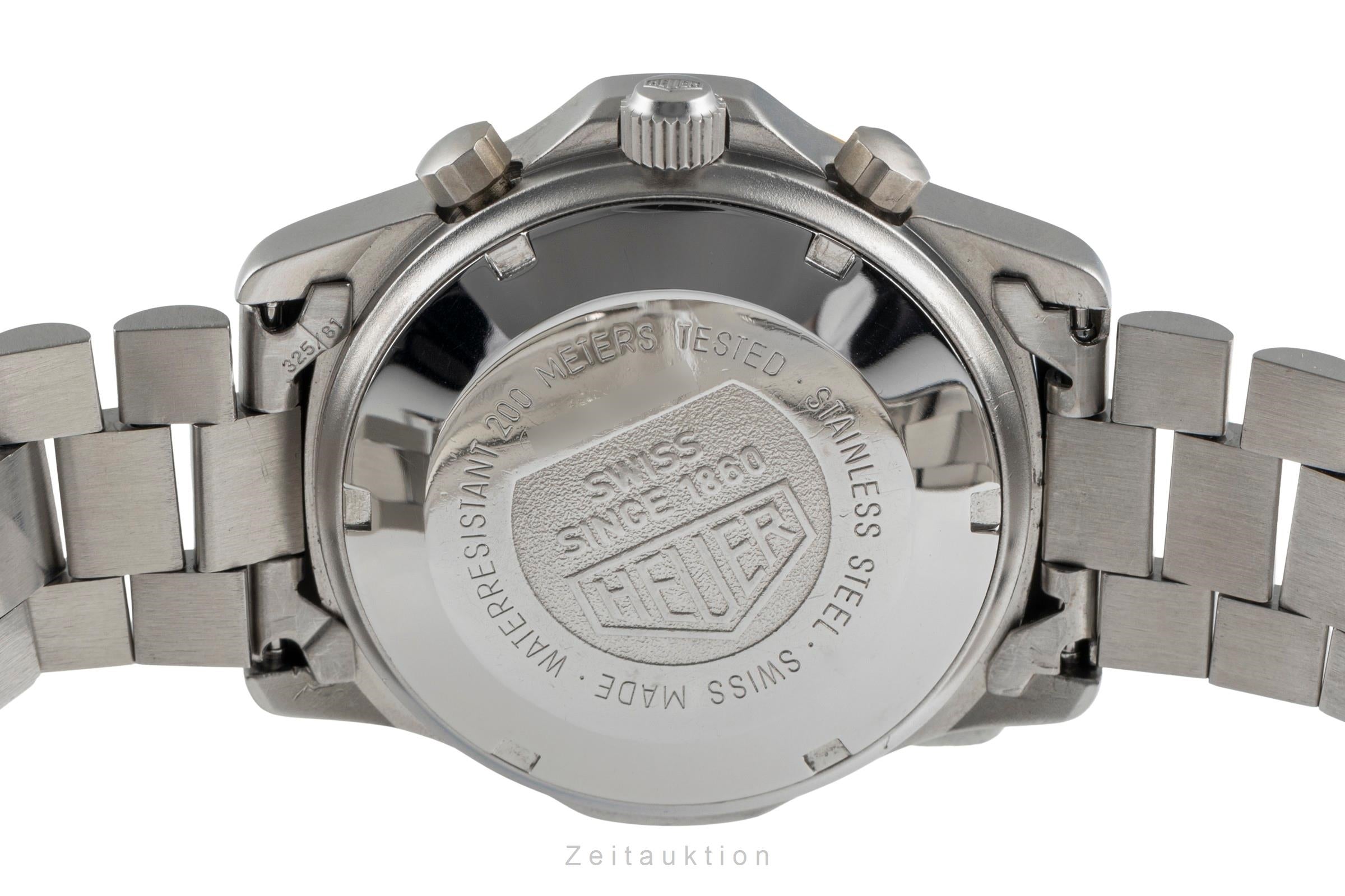 Tag Heuer 2000 cronografo acciaio / dorato automatismo orologio da uomo 173.006 Vintage  [2400670]