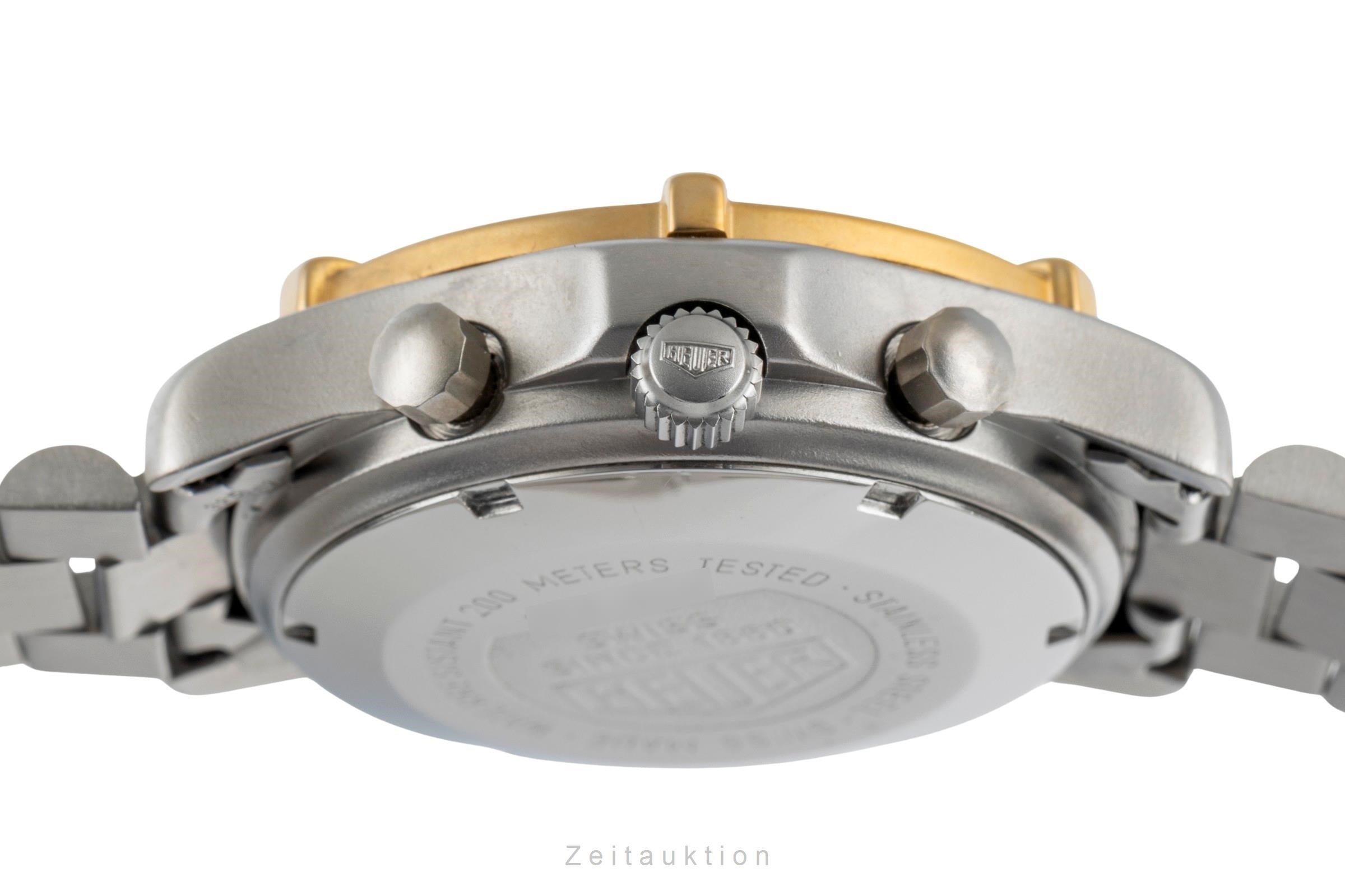 Tag Heuer 2000 cronografo acciaio / dorato automatismo orologio da uomo 173.006 Vintage  [2400670]