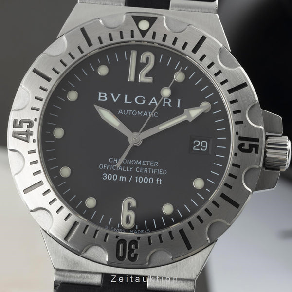 Bvlgari Diagono acciaio automatismo orologio da uomo SD 40 S  [2400676]