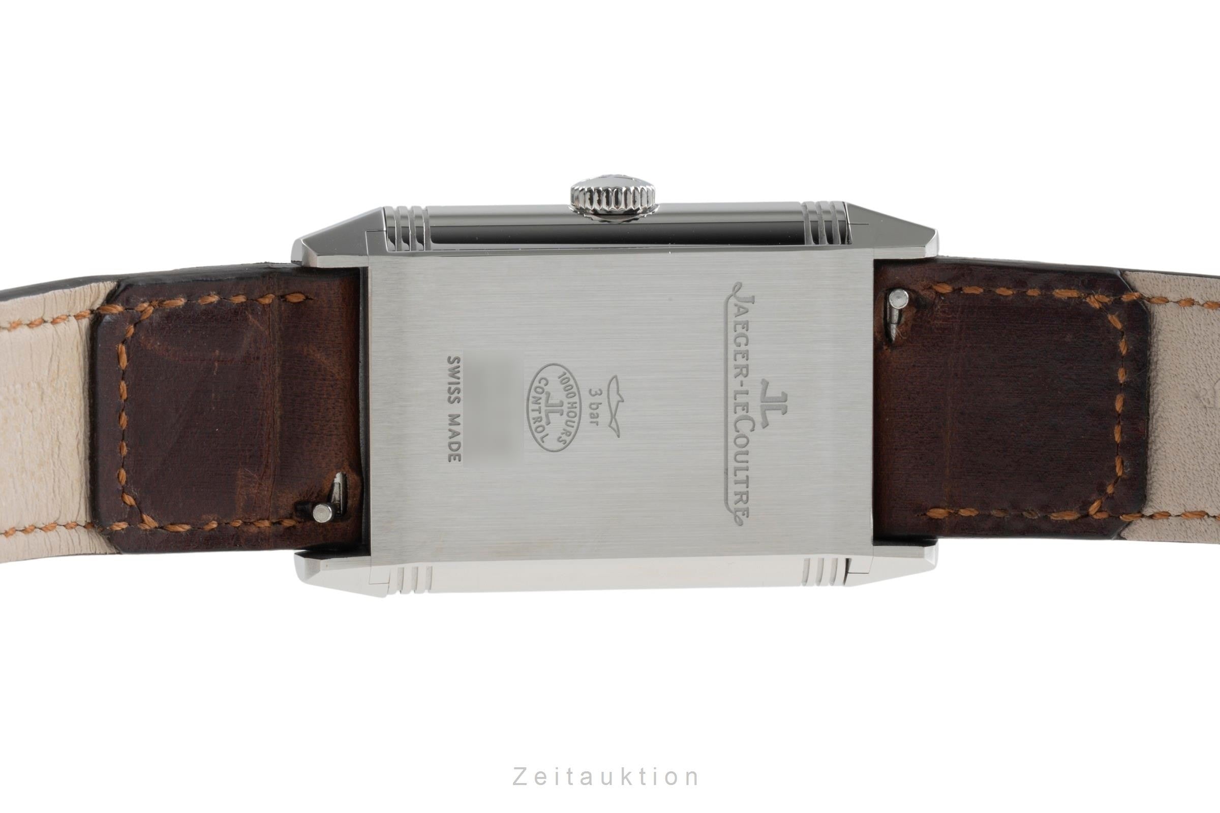 Jaeger LeCoultre Reverso acier à remontage manuel montre pour hommes Q3858522, 214.8.62 LP: 11400EUR  [2400682]