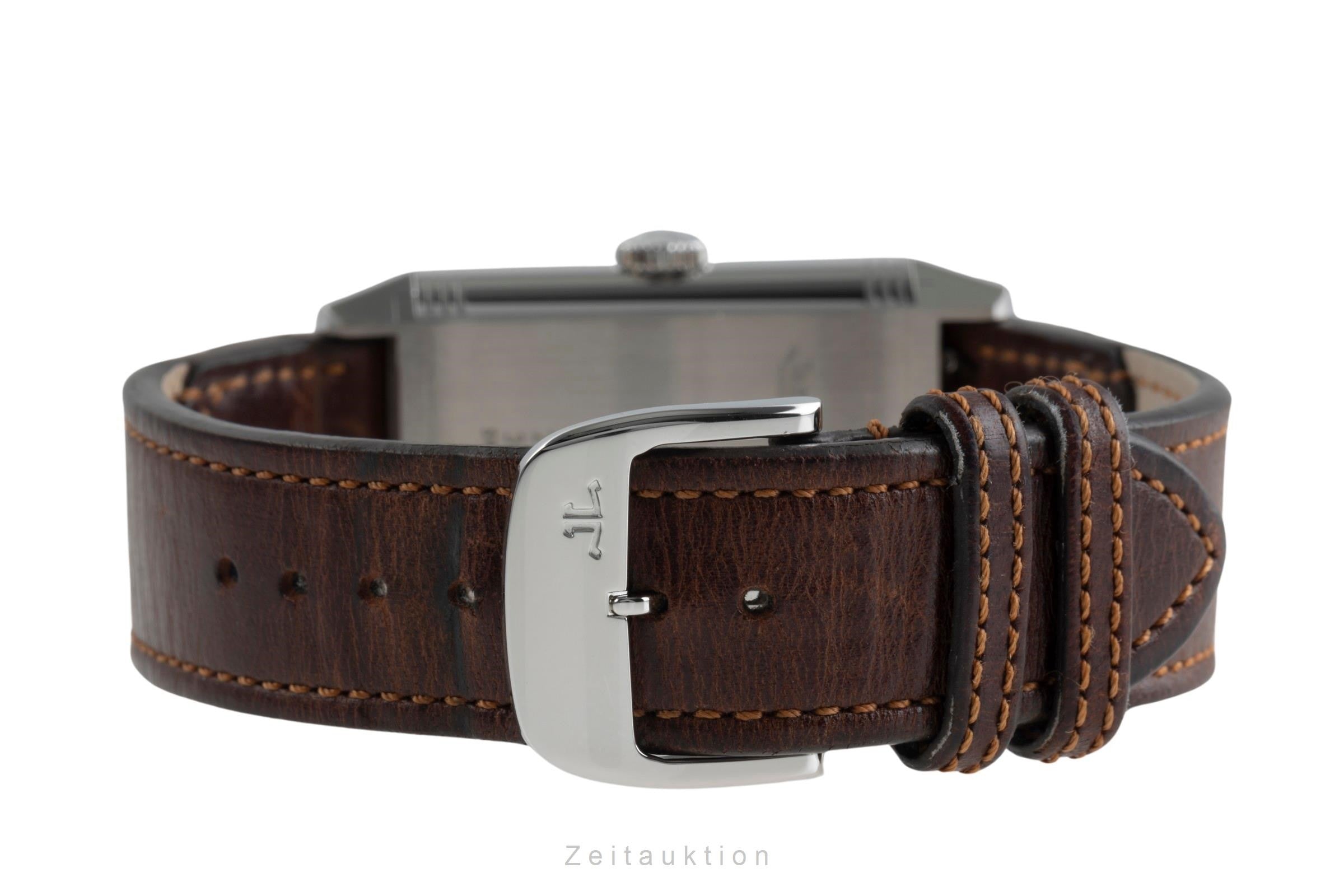 Jaeger LeCoultre Reverso acier à remontage manuel montre pour hommes Q3858522, 214.8.62 LP: 11400EUR  [2400682]