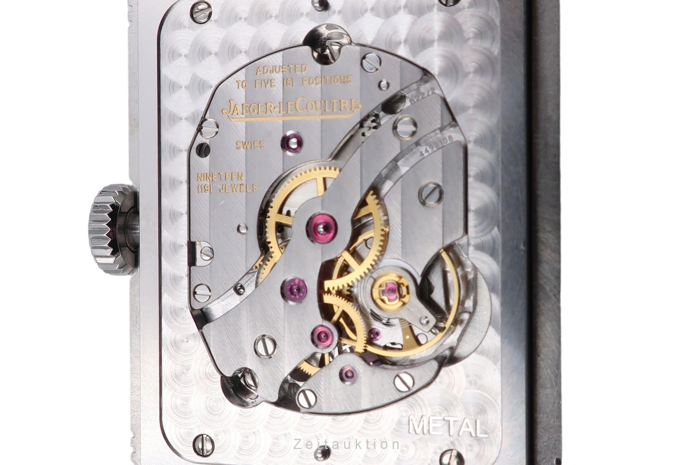 Jaeger LeCoultre Reverso acier à remontage manuel montre pour hommes Q3858522, 214.8.62 LP: 11400EUR  [2400682]