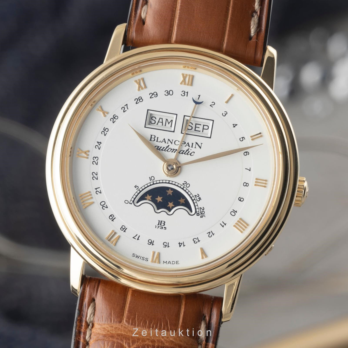 Blancpain Villeret oro 18 ct automatismo 953 6595-1418 F
