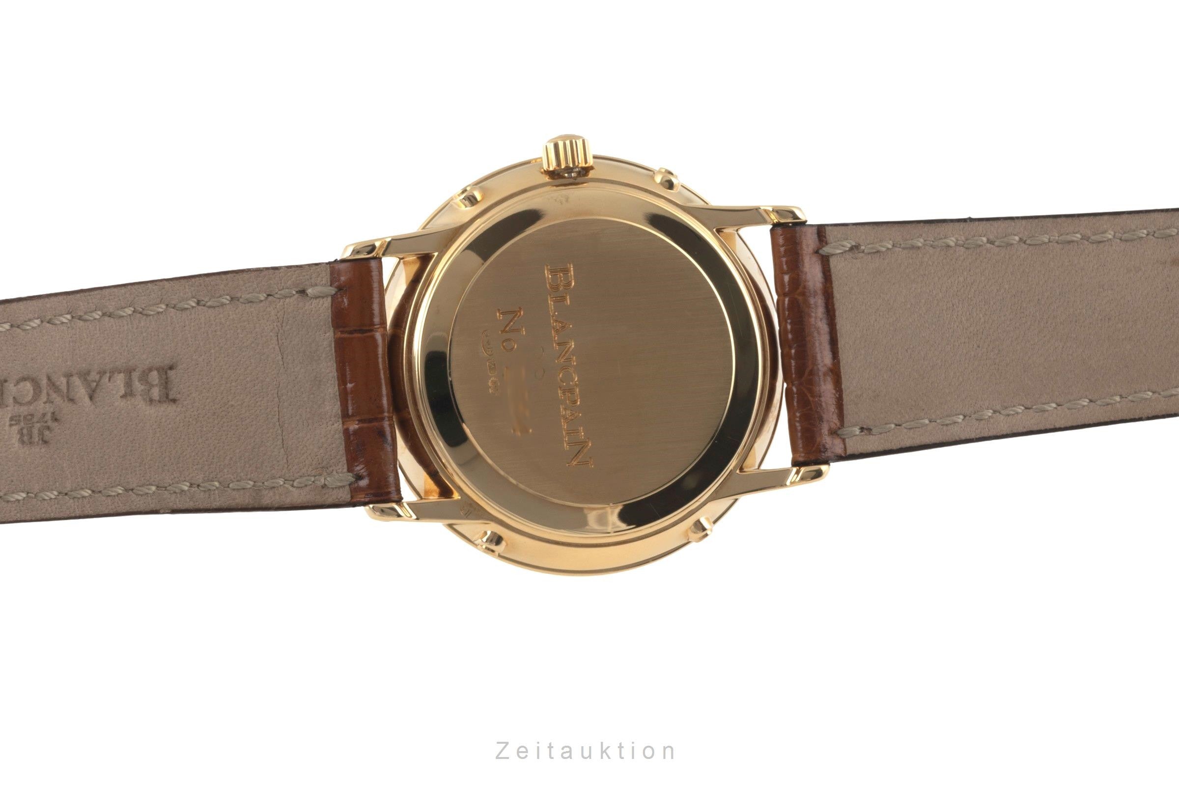 Blancpain Villeret Kalender 18k (0,750) Gold Automatik 6595-1418 VP: 27250,- € [2400689]