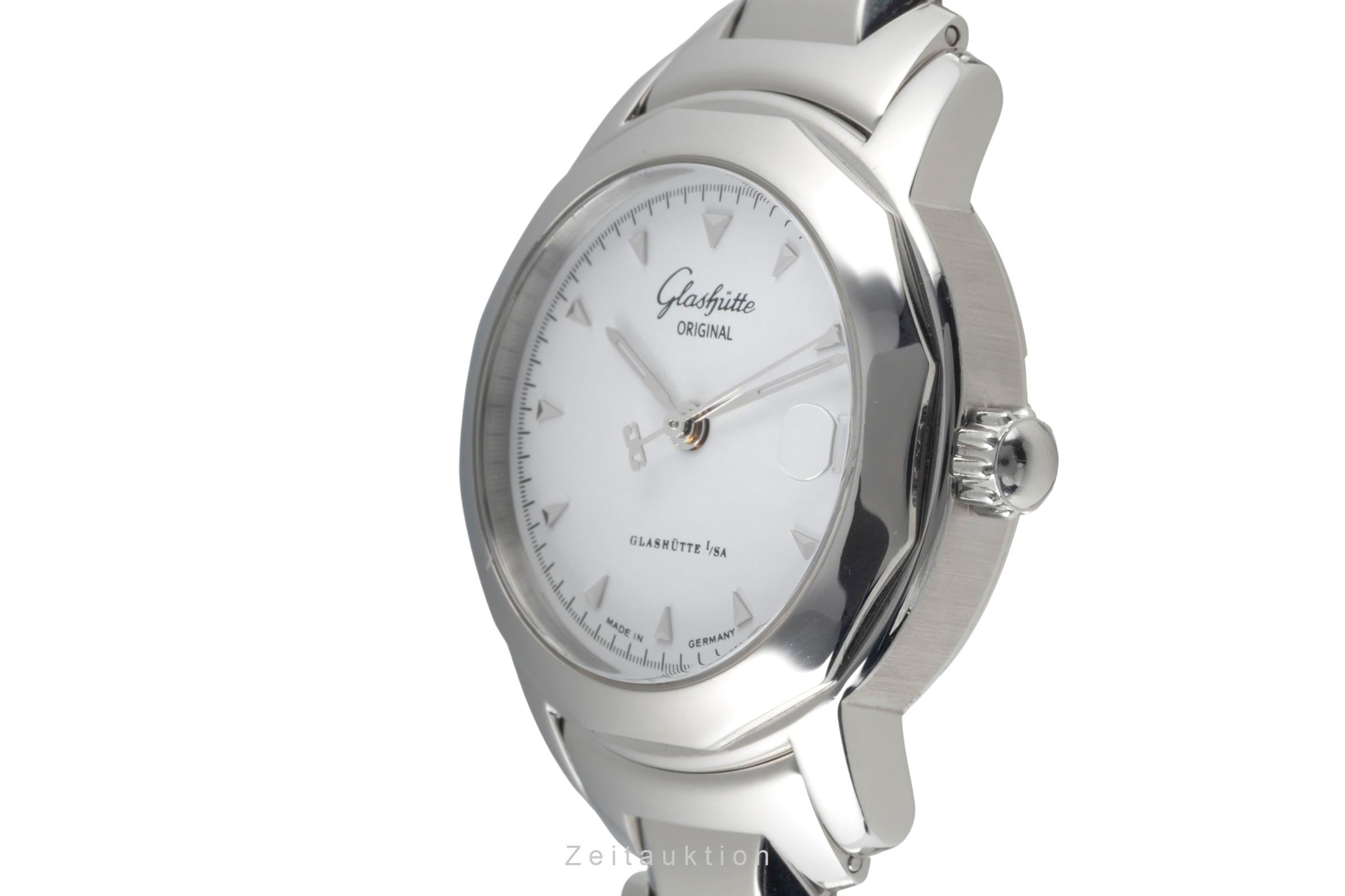 Glashütte Lady Sport acero automático reloj para damas  10-33-41-51-04 LP: 6100EUR  [2400718]